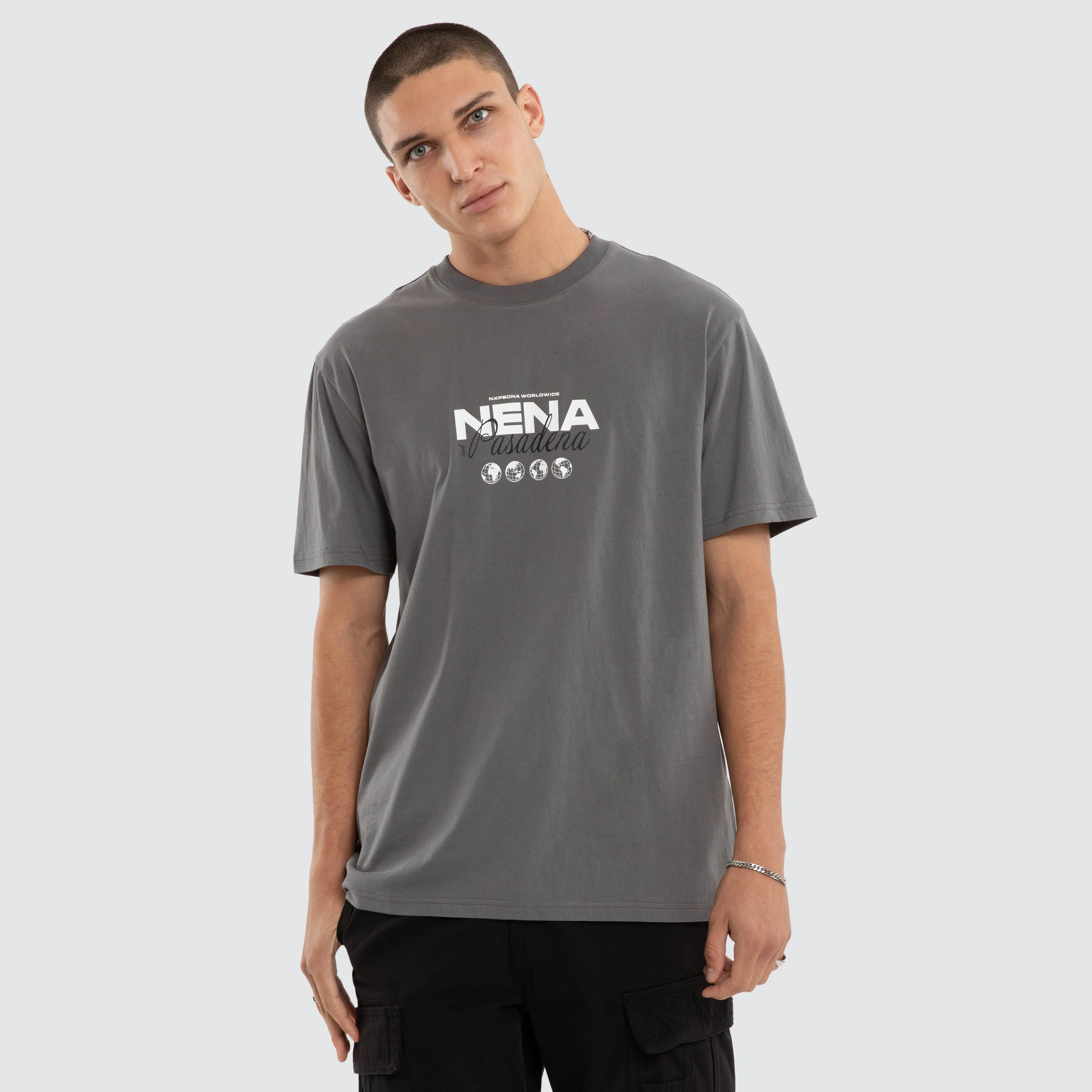 Weekend Relaxed Tee Charcoal sold by Neverland product image thumbnail 3