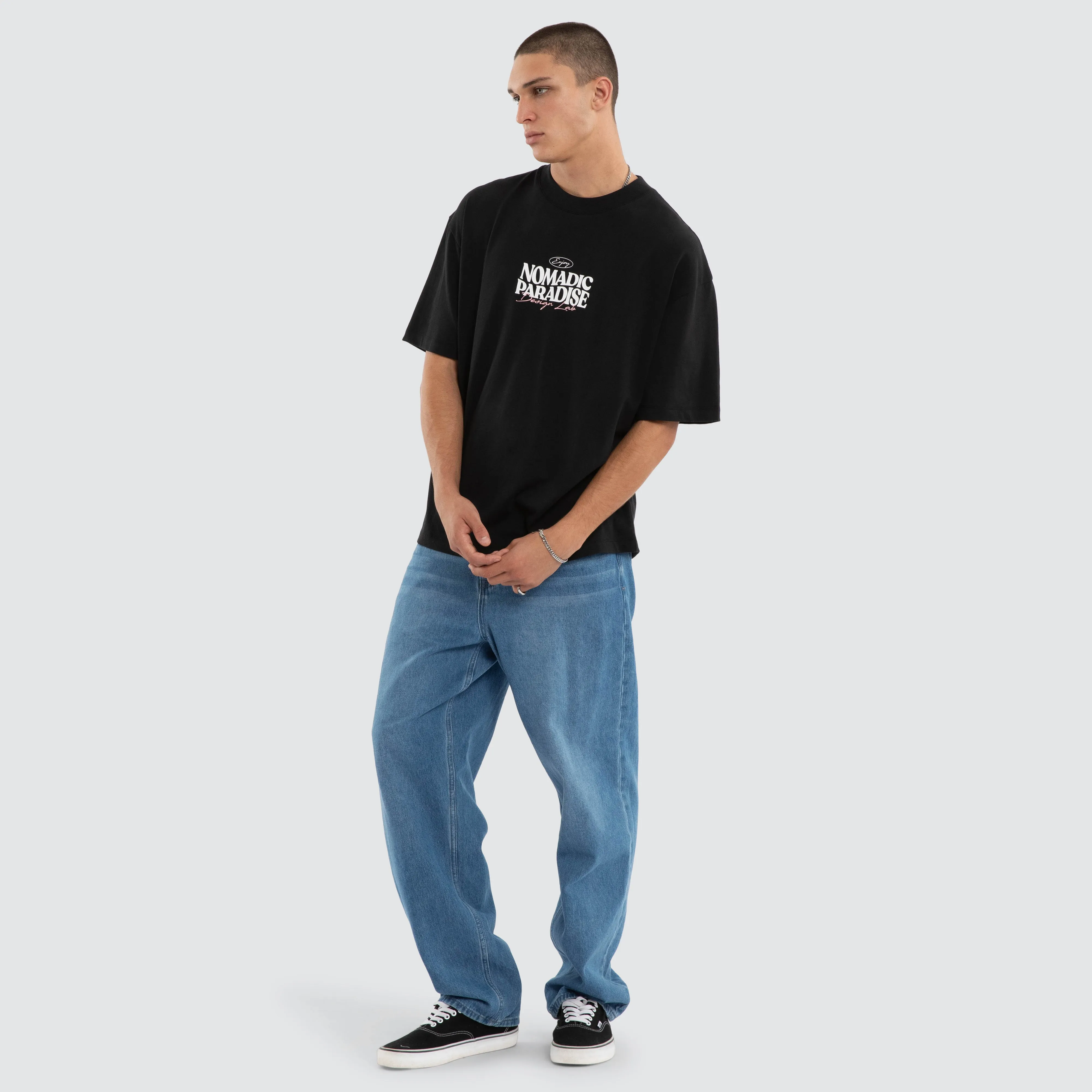 Hollow Street Tee Jet Black sold by Neverland product image thumbnail 2