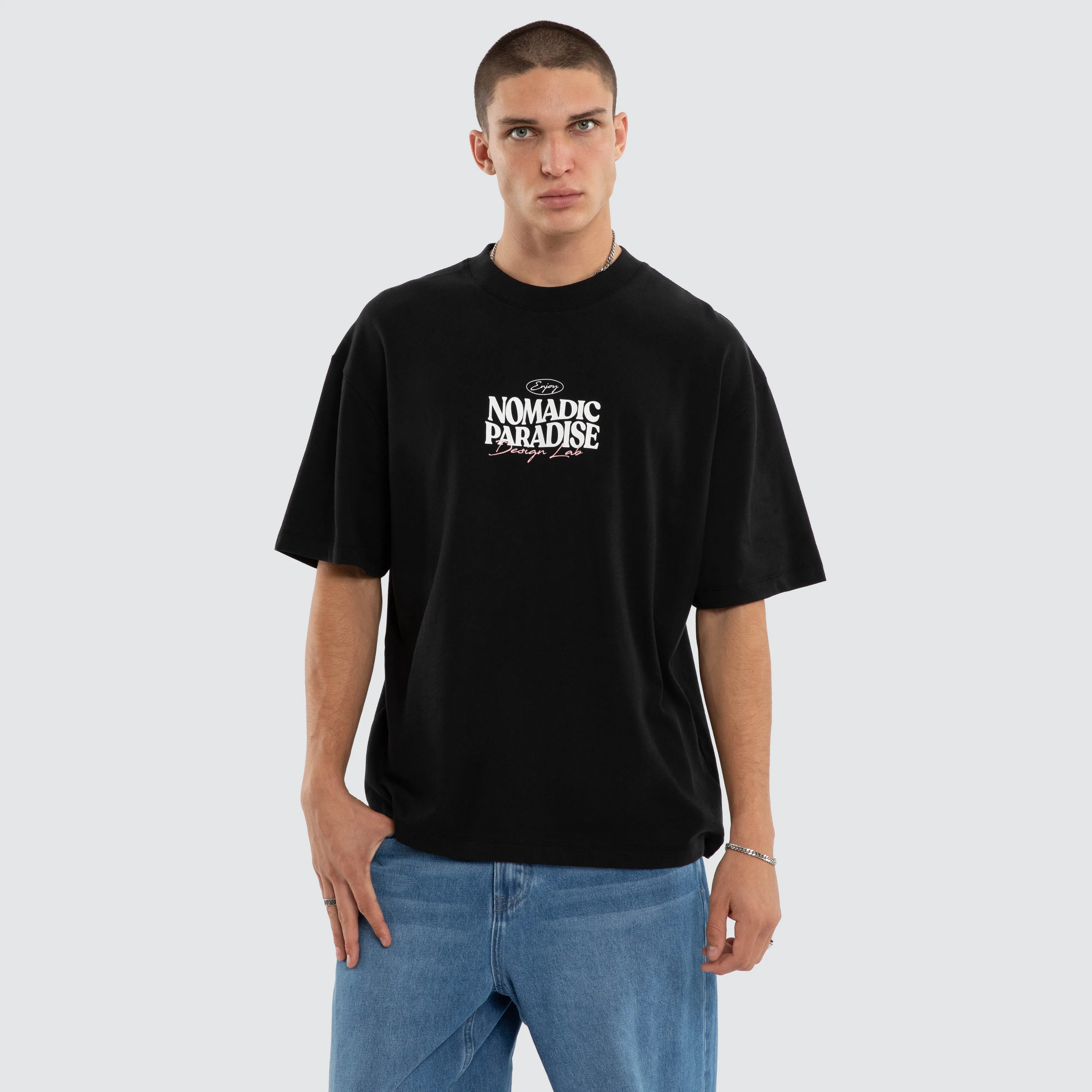 Hollow Street Tee Jet Black sold by Neverland product image thumbnail 3