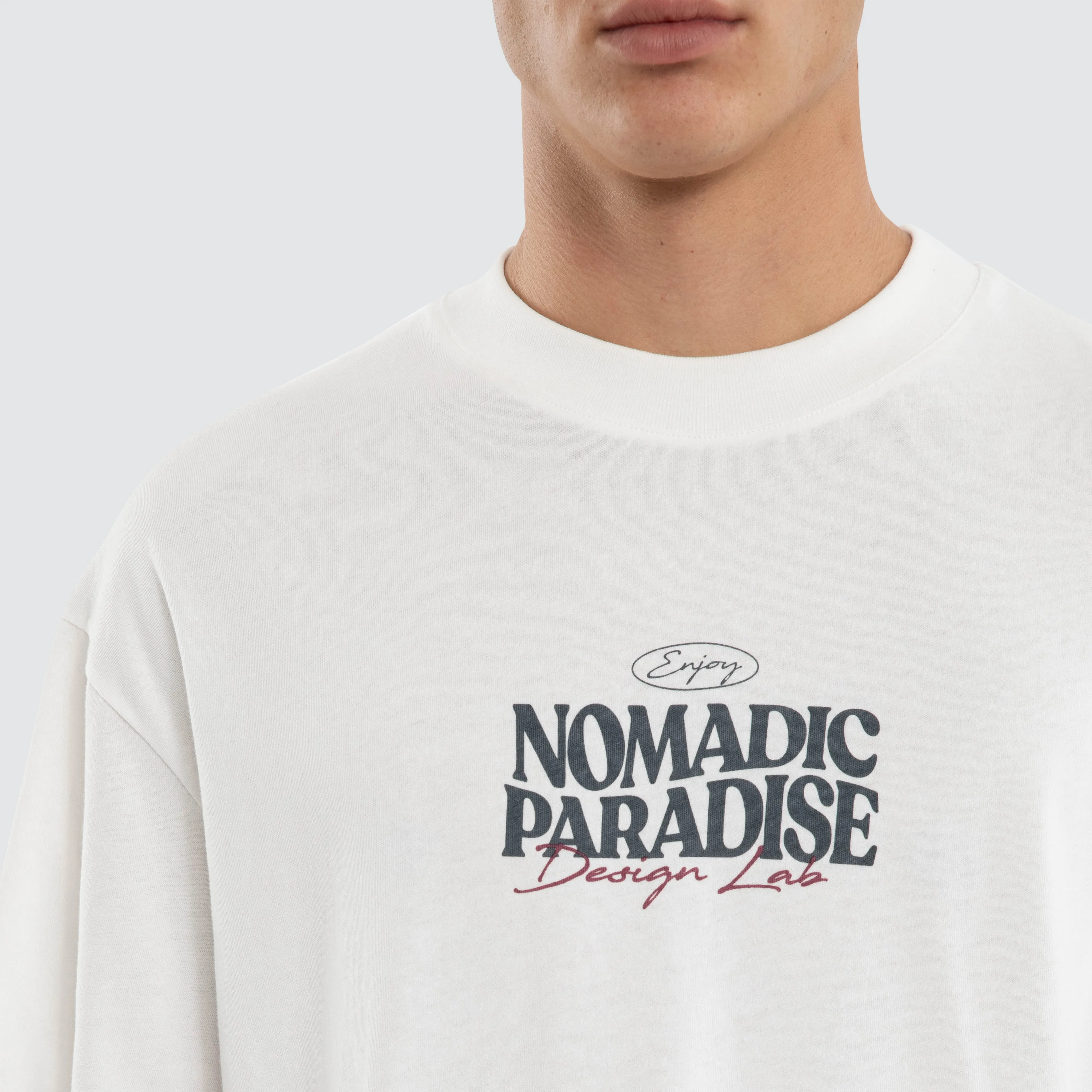 Hollow Street Tee Natural White sold by Neverland product image thumbnail 5