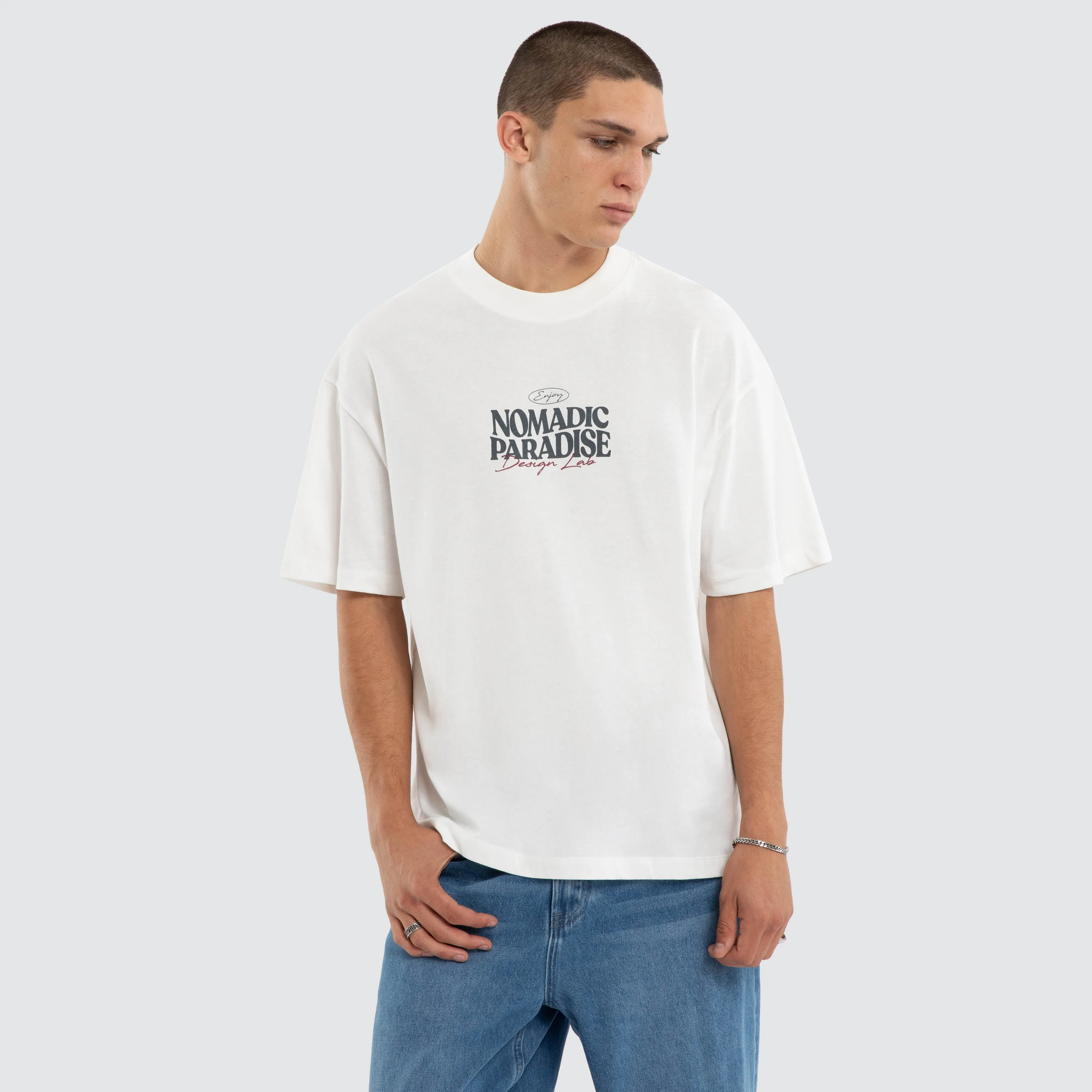 Hollow Street Tee Natural White sold by Neverland product image thumbnail 3