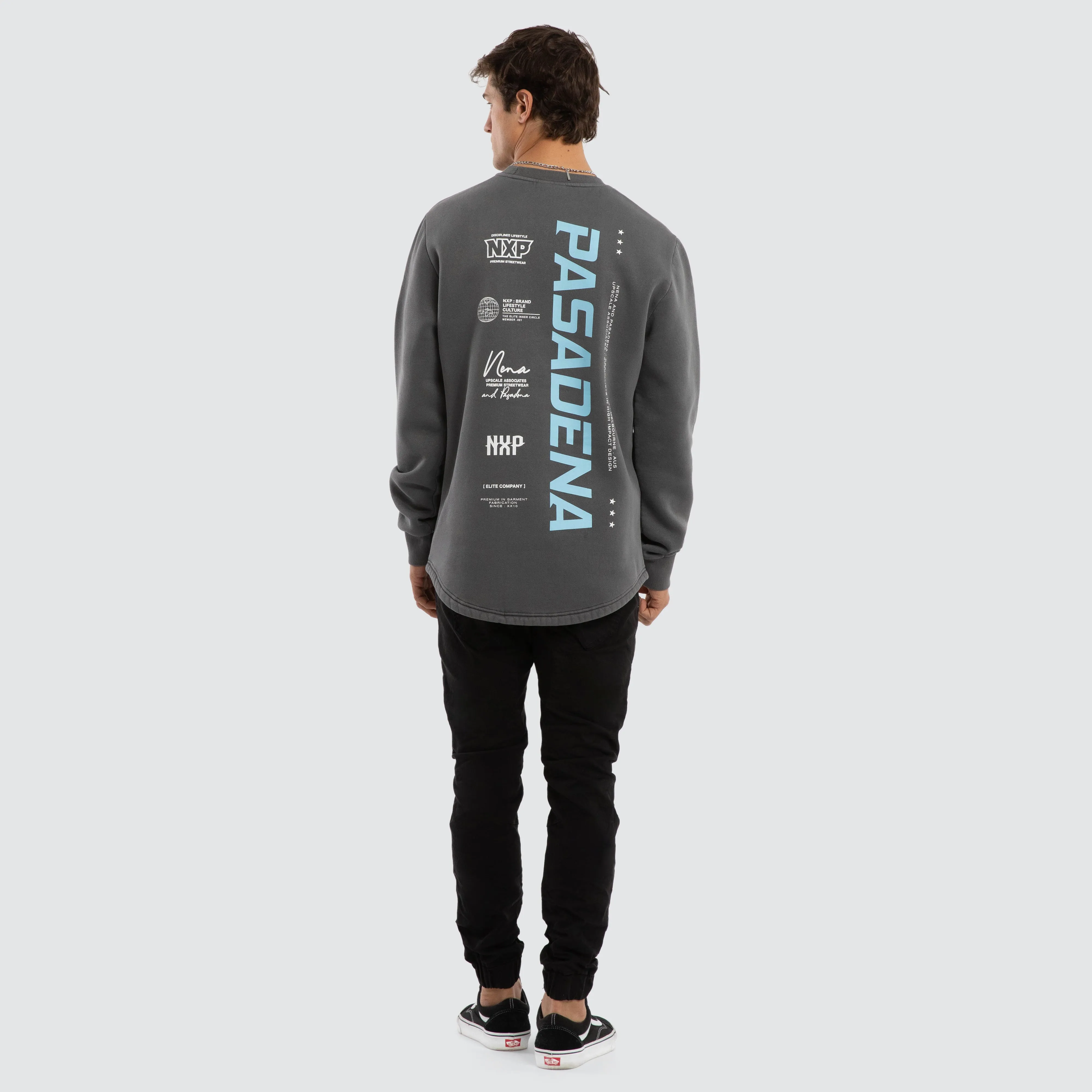 System Dual Curved Sweater Pigment Charcoal sold by Neverland product image thumbnail 5