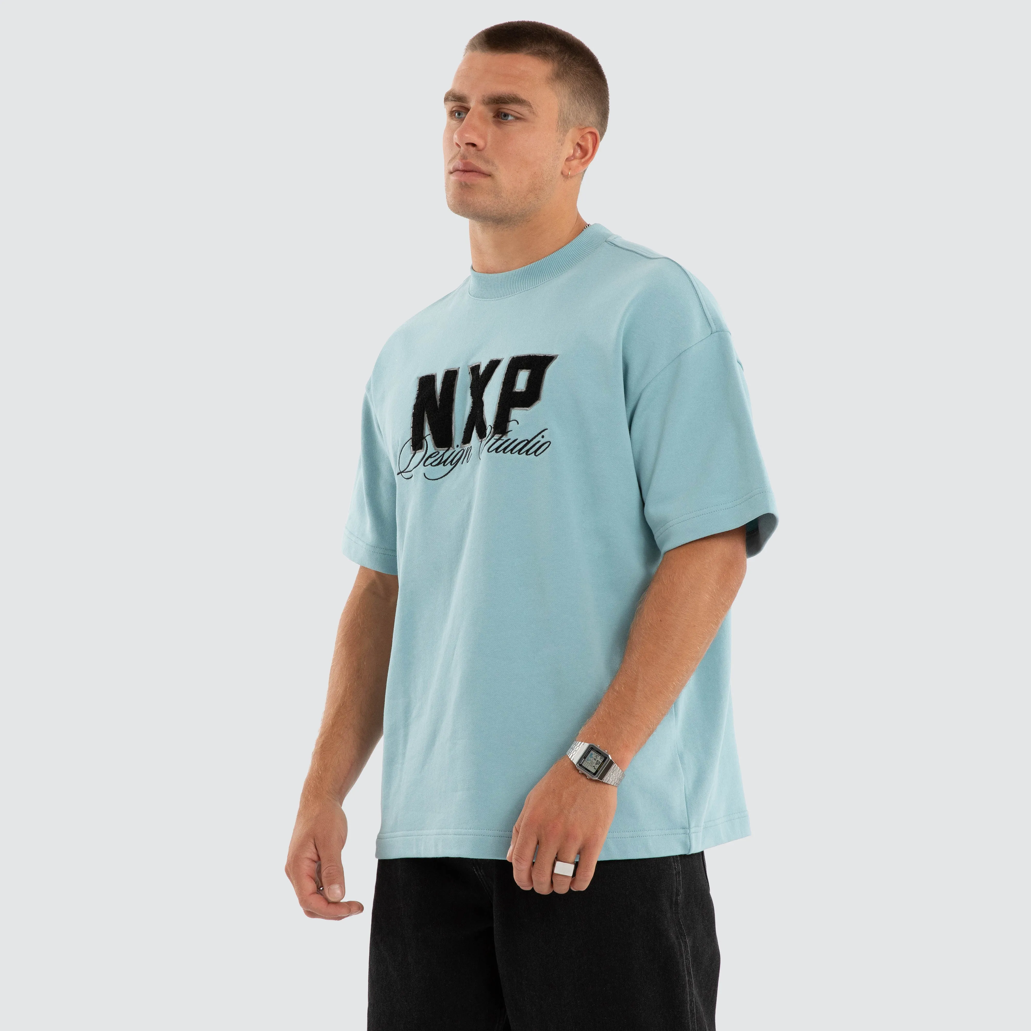 Dwell Loopback Raptor Tee Cameo sold by Neverland product image thumbnail 3
