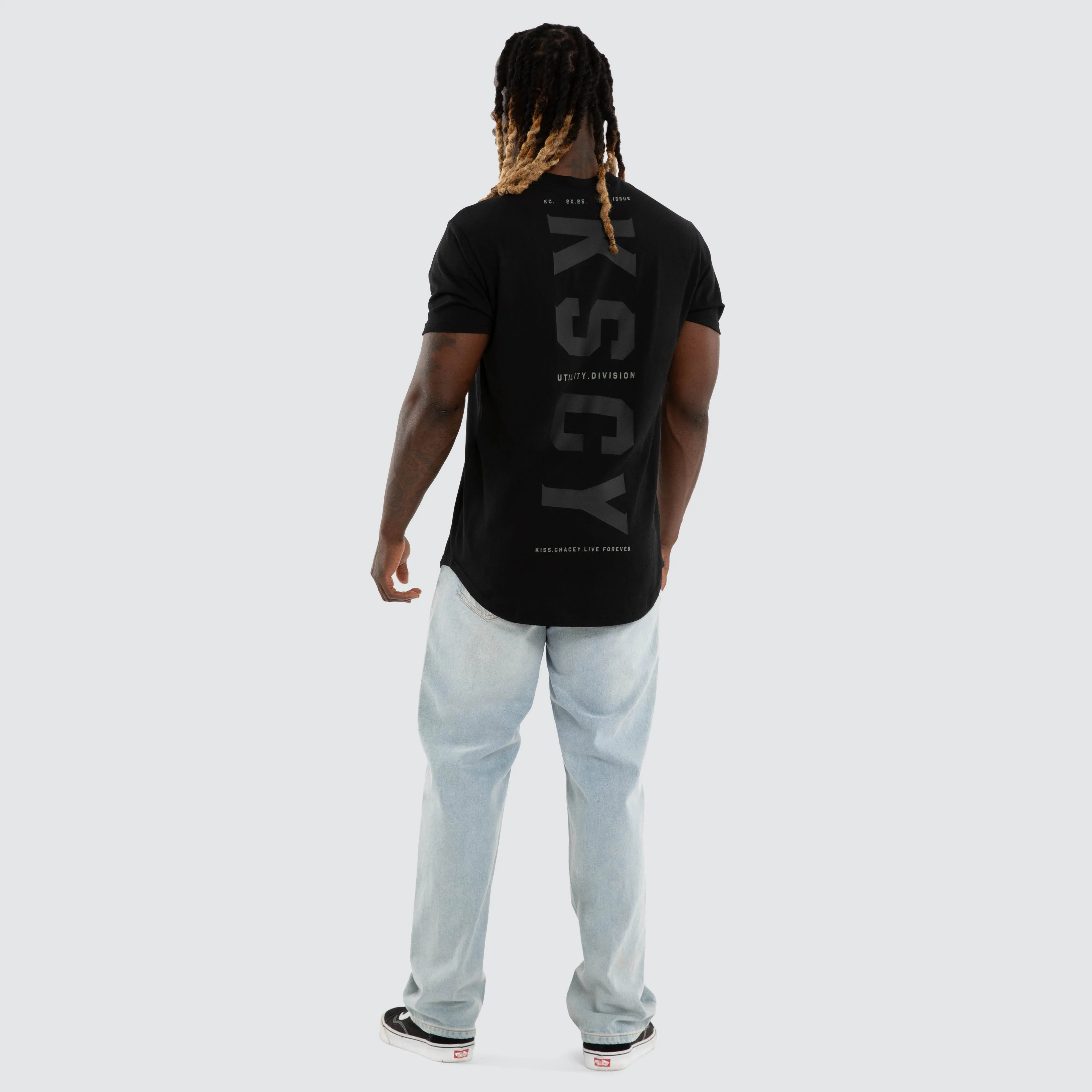 Existence Dual Curved Tee Jet Black sold by Neverland product image thumbnail 5