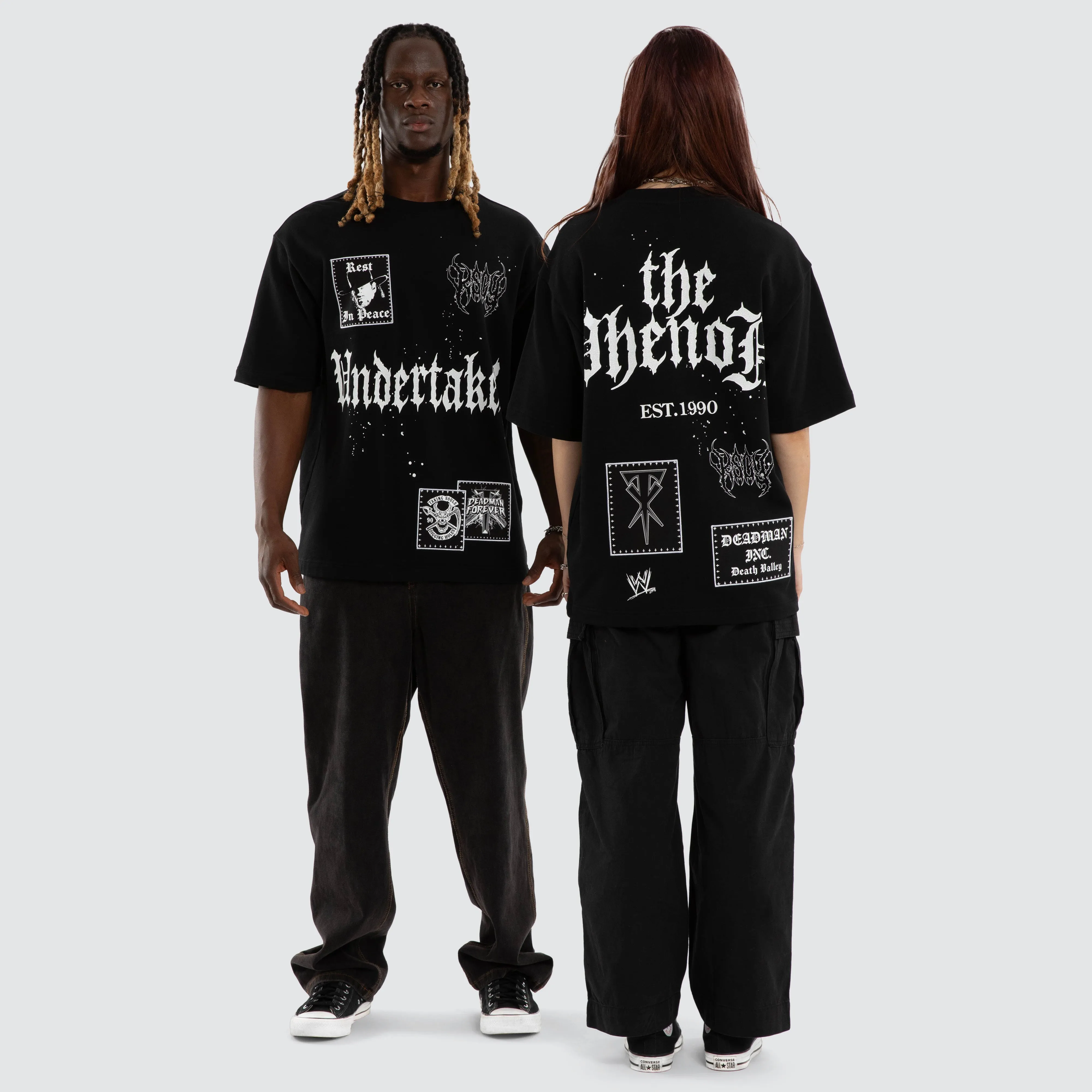 The Undertaker Casket Oversized Tee Jet Black sold by Neverland product image thumbnail 4