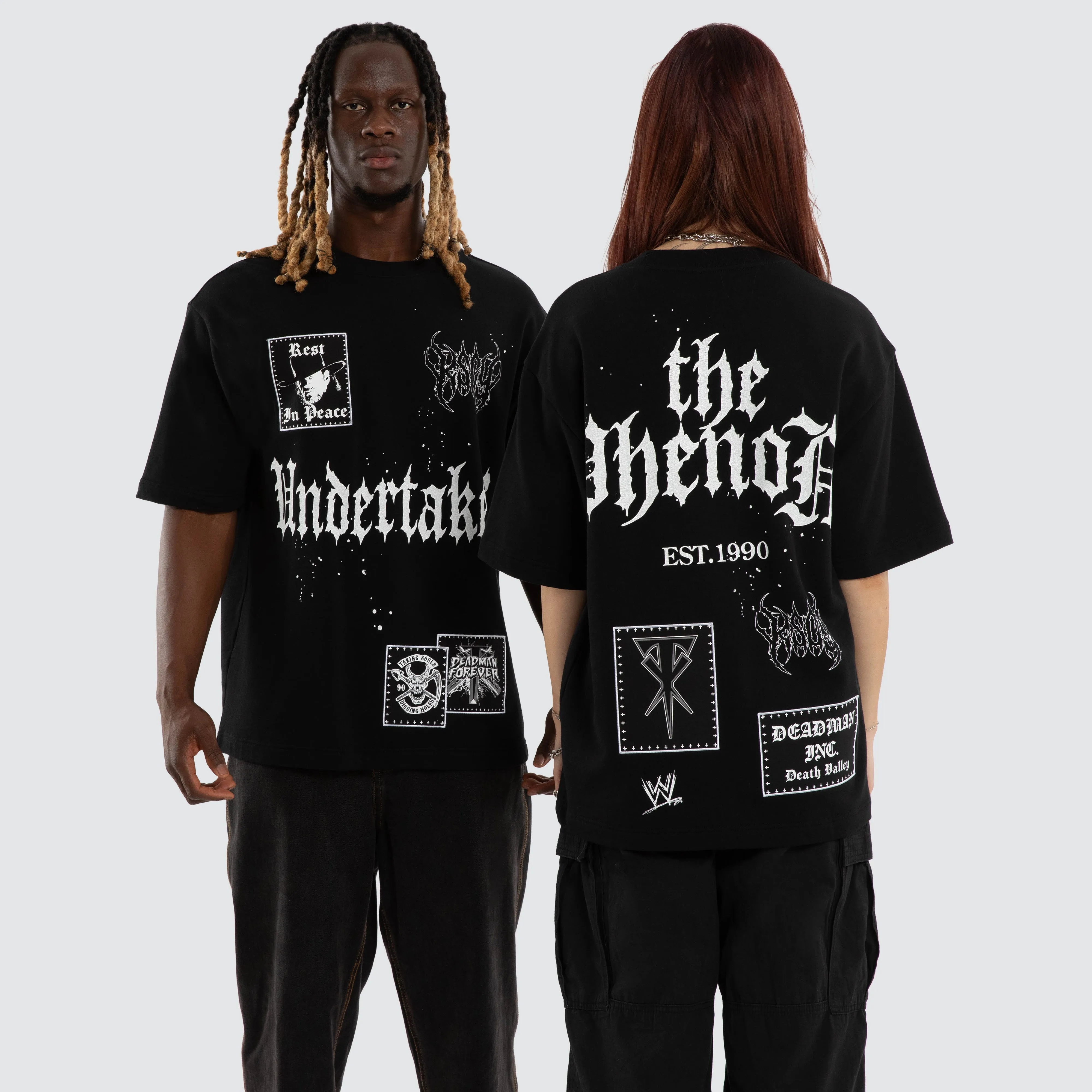 The Undertaker Casket Oversized Tee Jet Black sold by Neverland