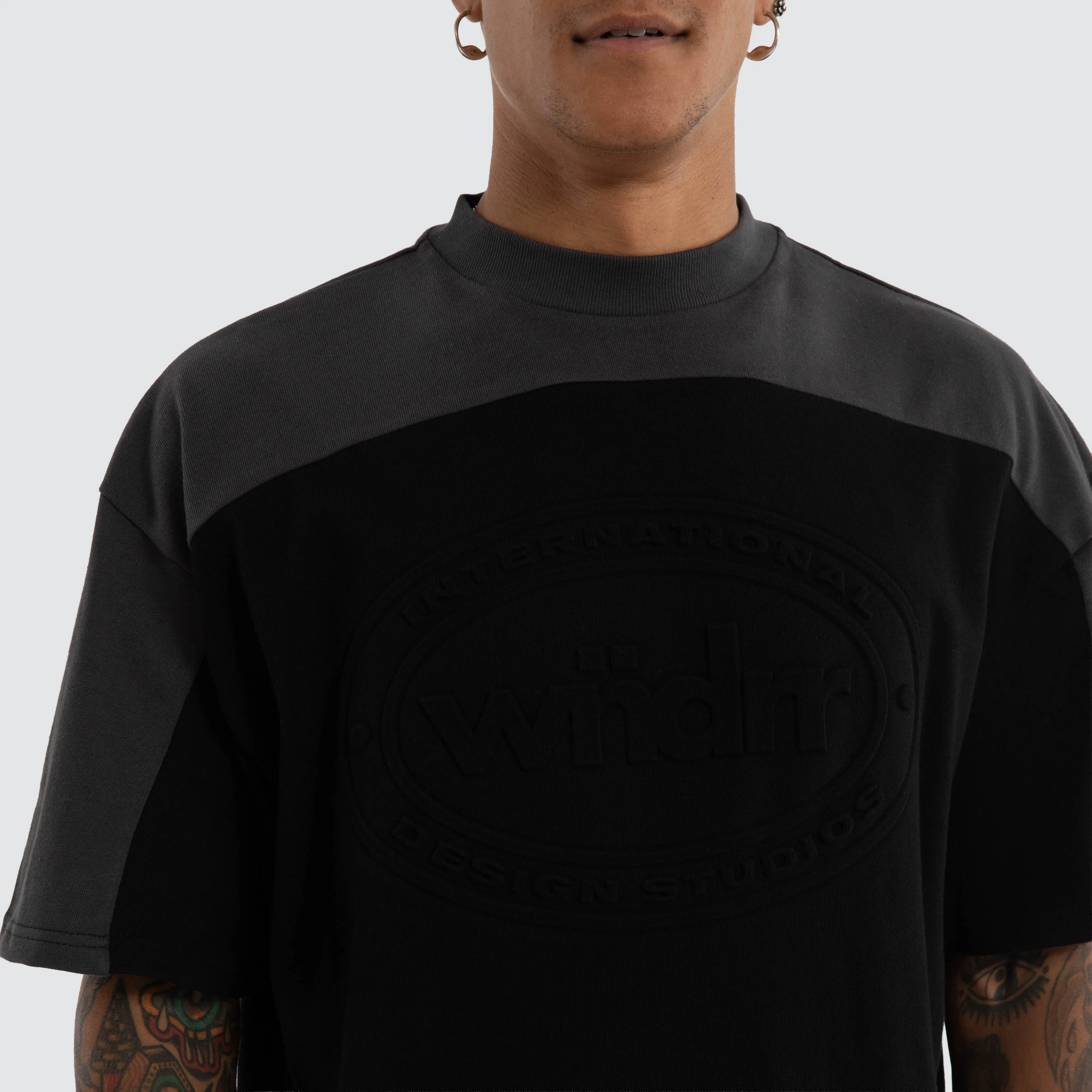 Credit Panel Heavy Weight Tee Black sold by Neverland product image thumbnail 5