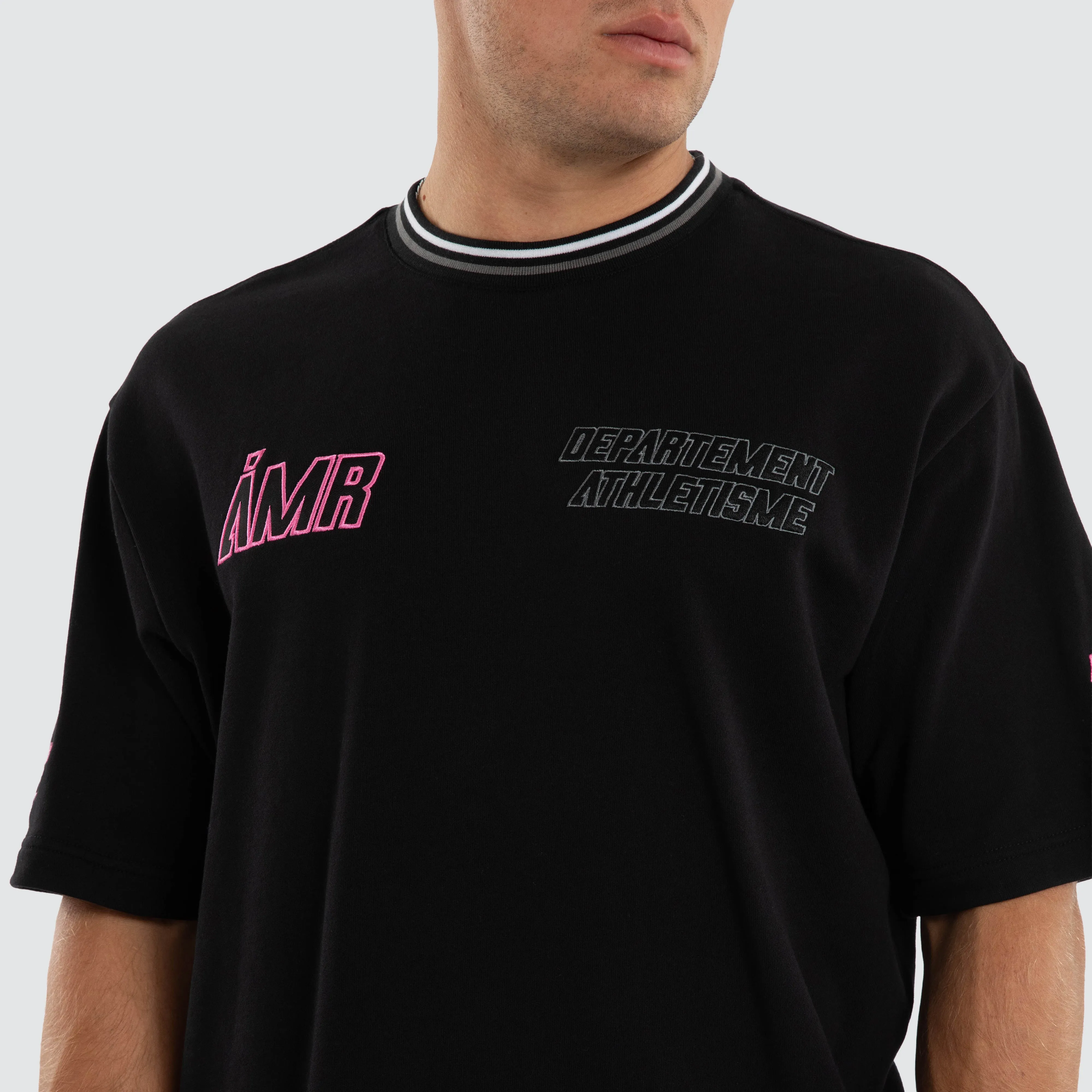 Neon Loopback Oversized Tee Jet Black sold by Neverland product image thumbnail 4