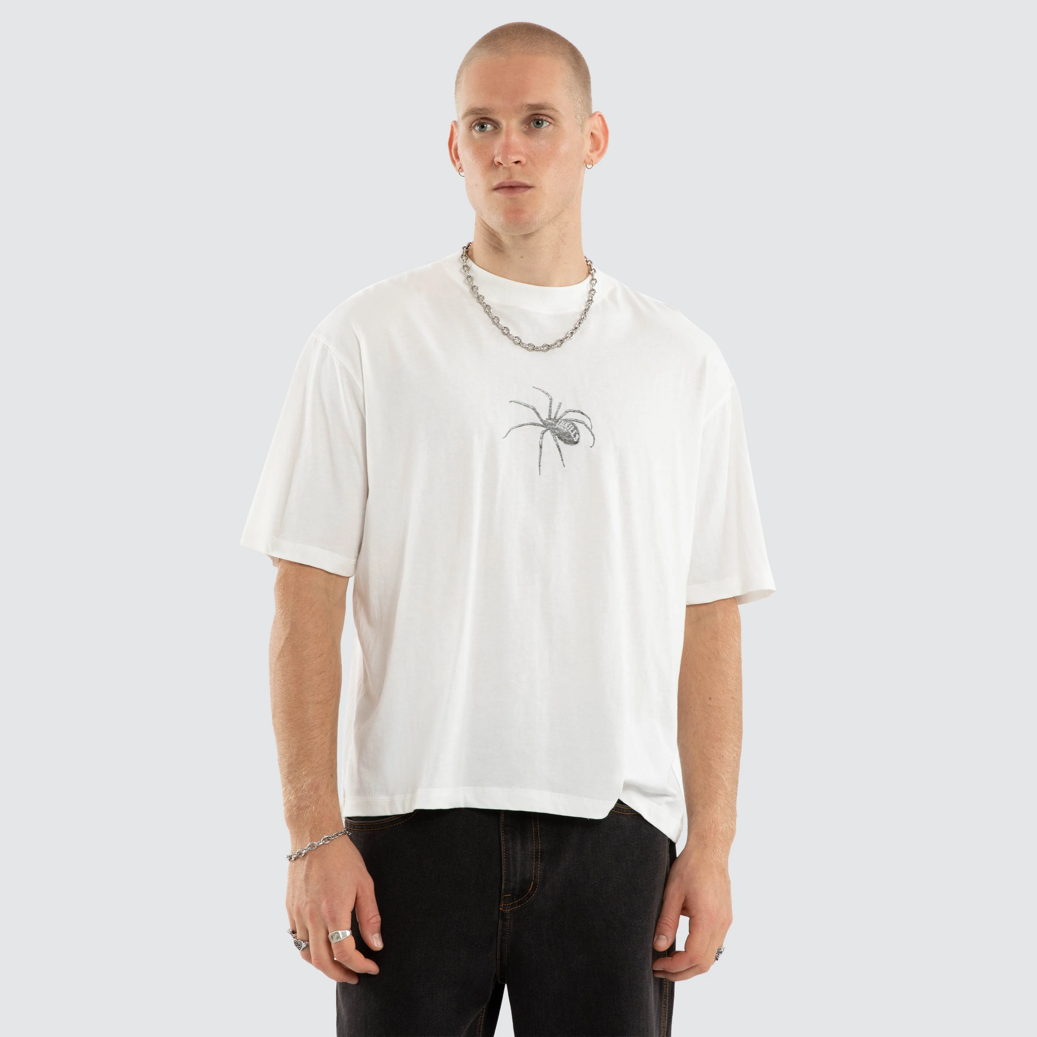 Deceitful Box Fit Tee Dirty White sold by Neverland product image thumbnail 3