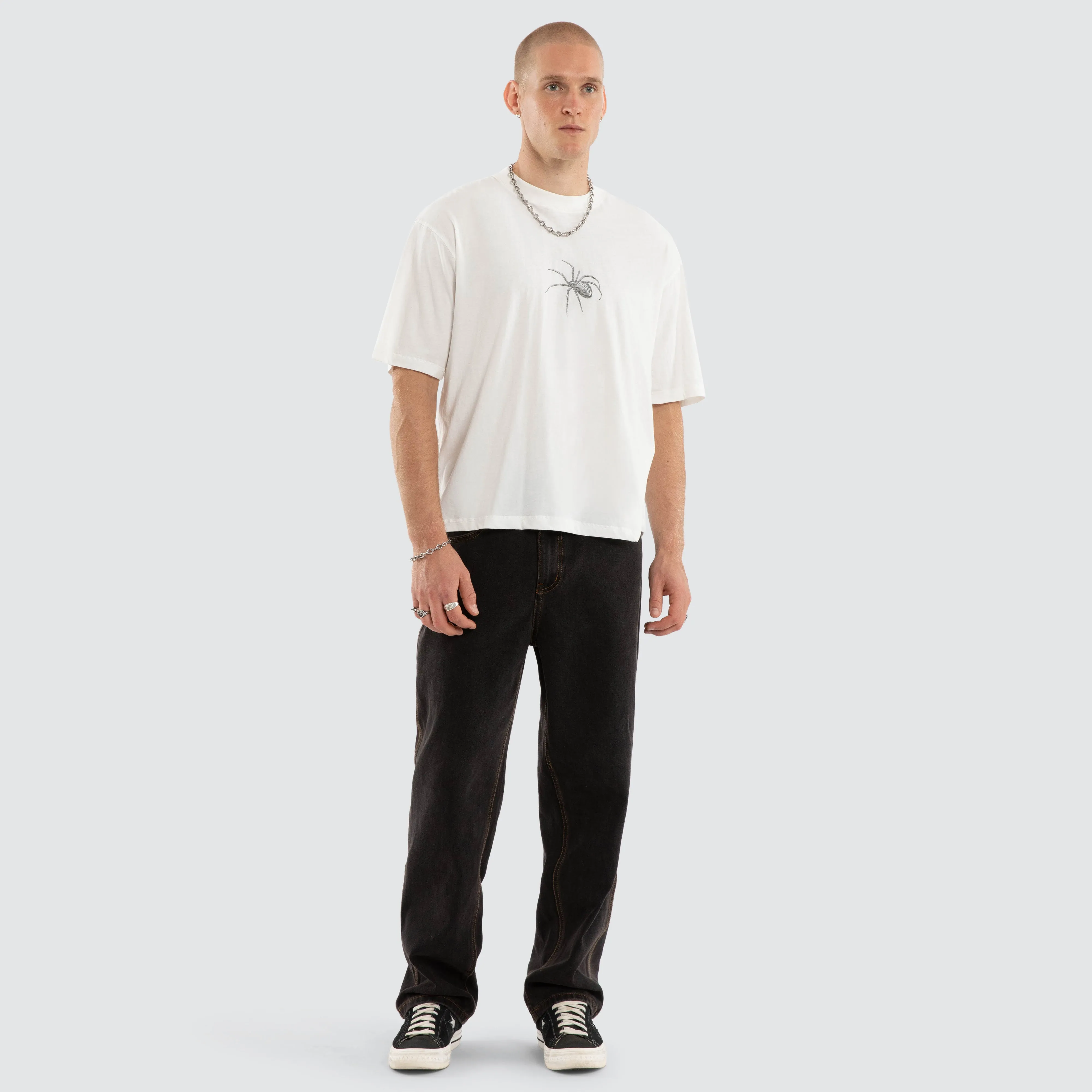 Deceitful Box Fit Tee Dirty White sold by Neverland product image thumbnail 2