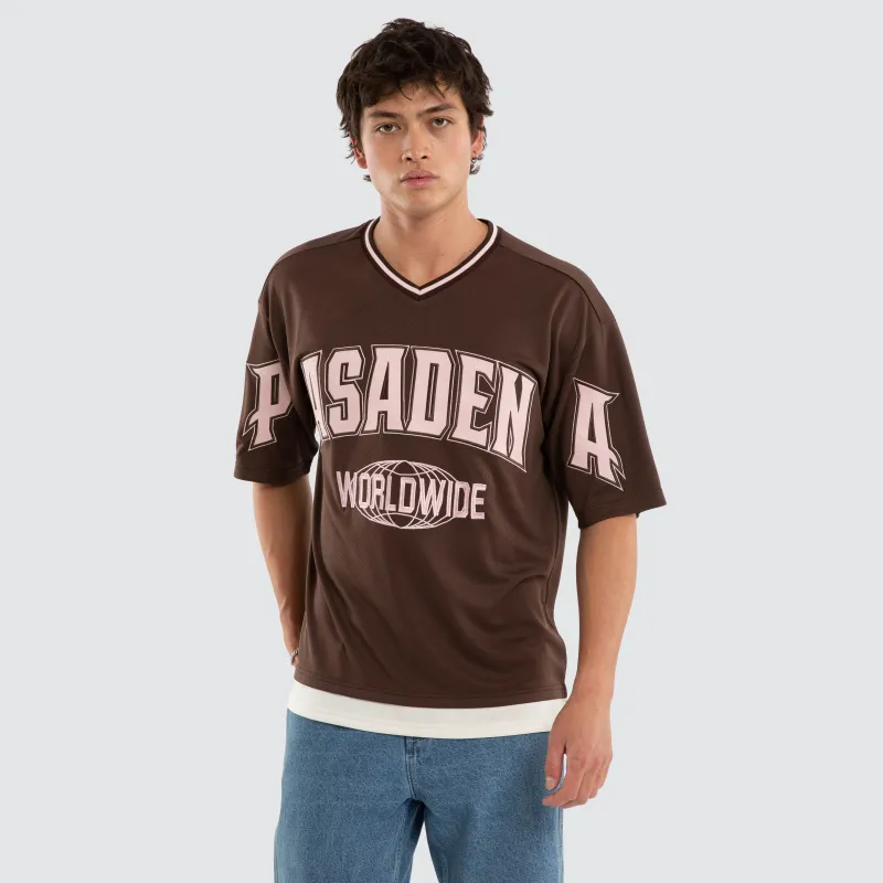 Forward Football Jersey Brown made by Nena and Pasadena