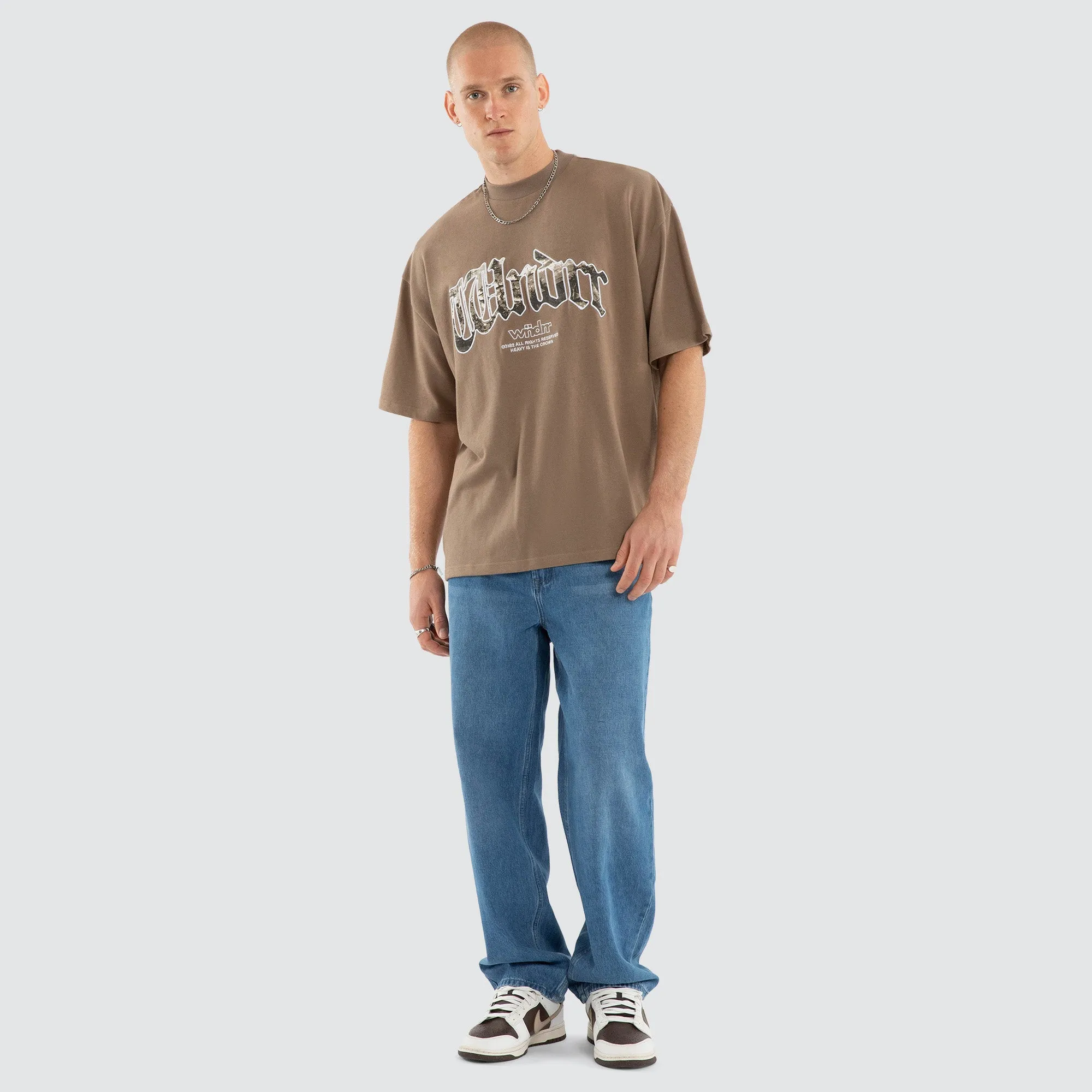Rogue Heavy Weight Tee Taupe sold by Neverland product image thumbnail 3