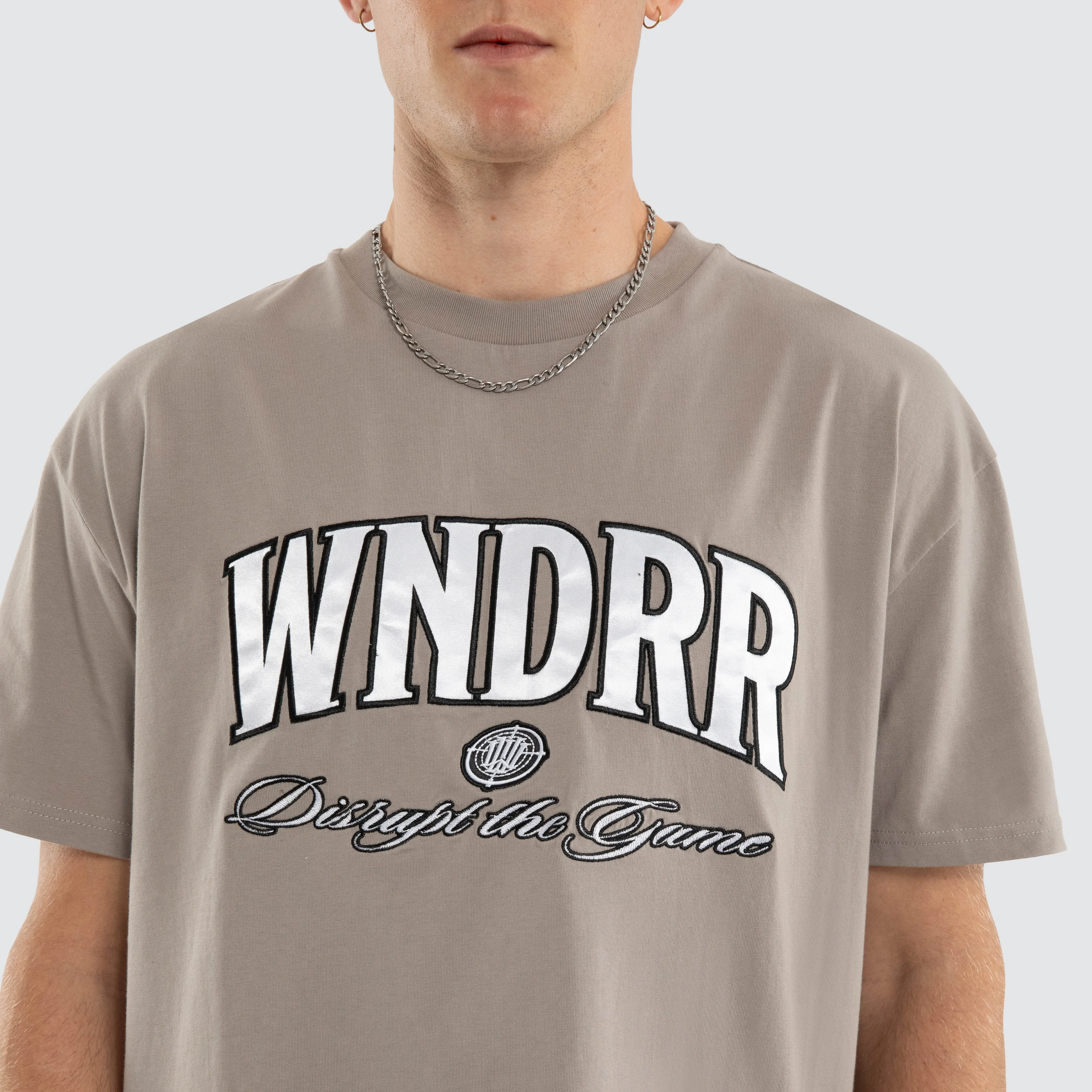Target Box Fit Tee Moon Grey sold by Neverland product image thumbnail 5