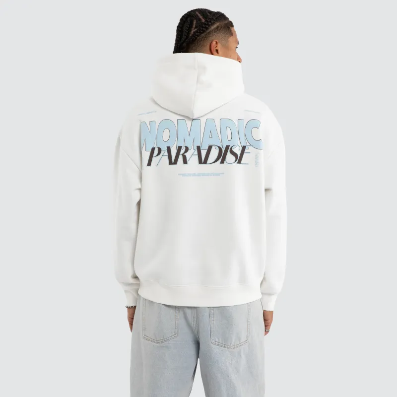 Highrise Oversized Hoodie Natural White made by Neverland