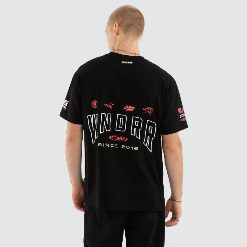 Hashi Box Fit Tee Black made by WNDRR