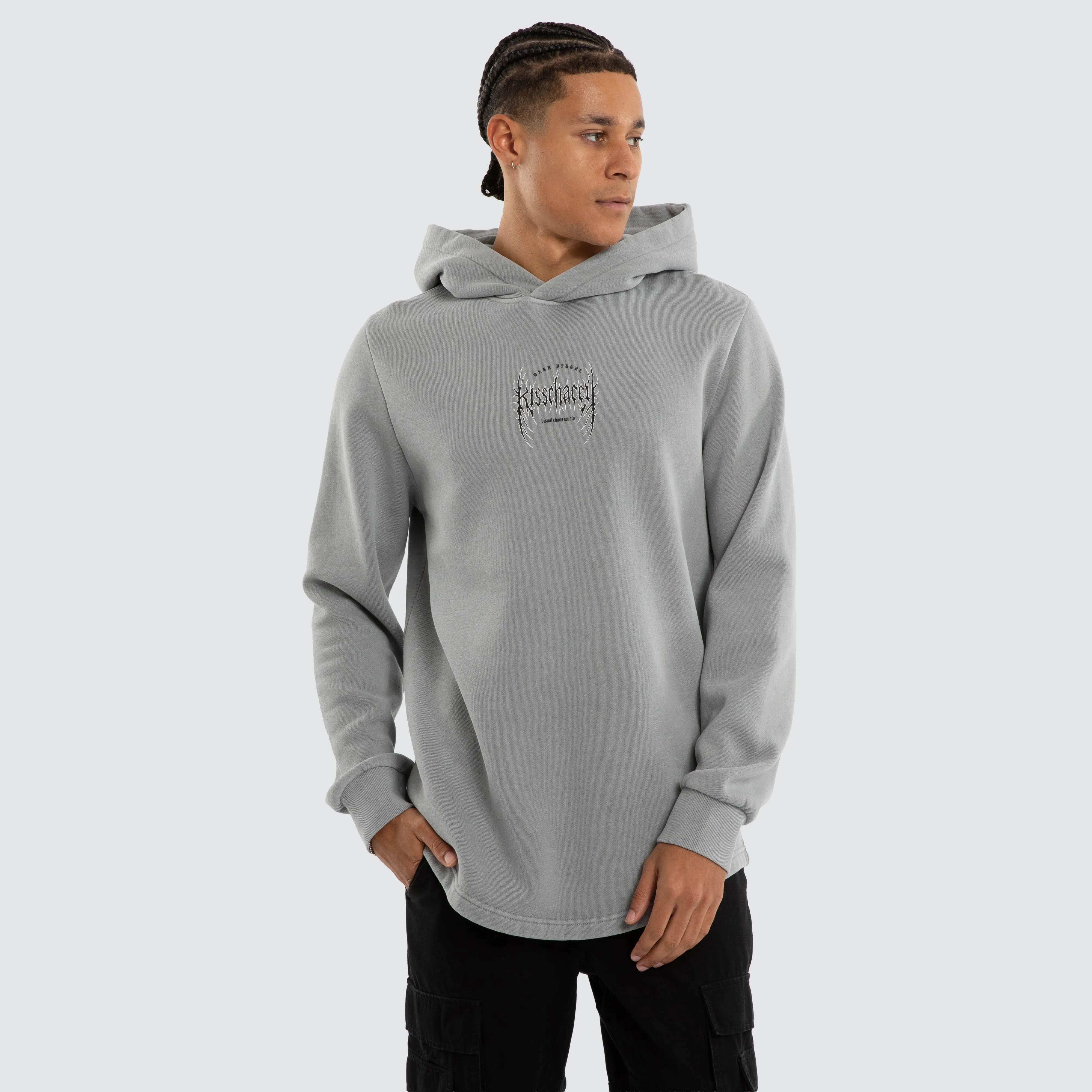 Sustain Dual Curved Hoodie Pigment Ultimate Grey sold by Neverland product image thumbnail 3