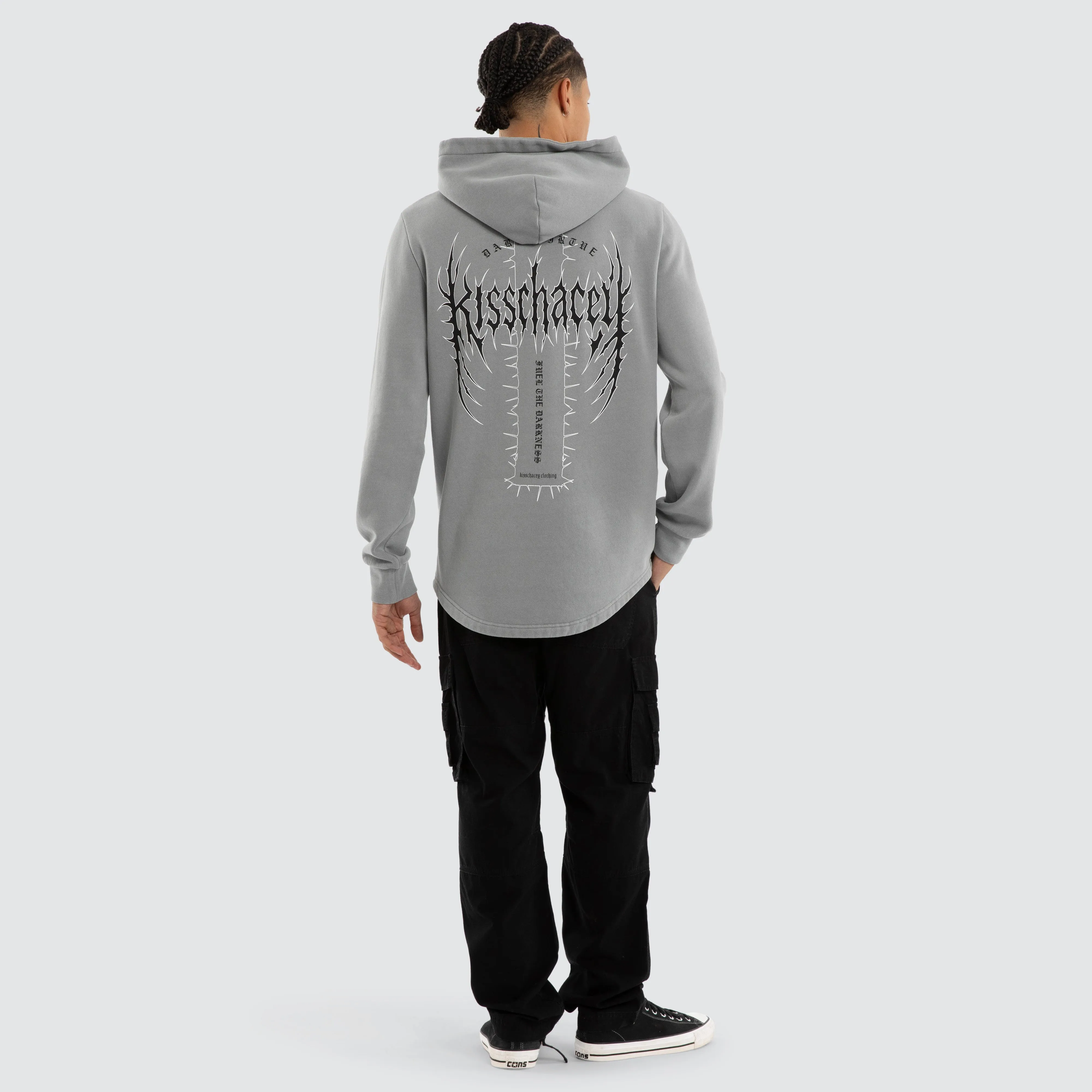 Sustain Dual Curved Hoodie Pigment Ultimate Grey sold by Neverland product image thumbnail 5