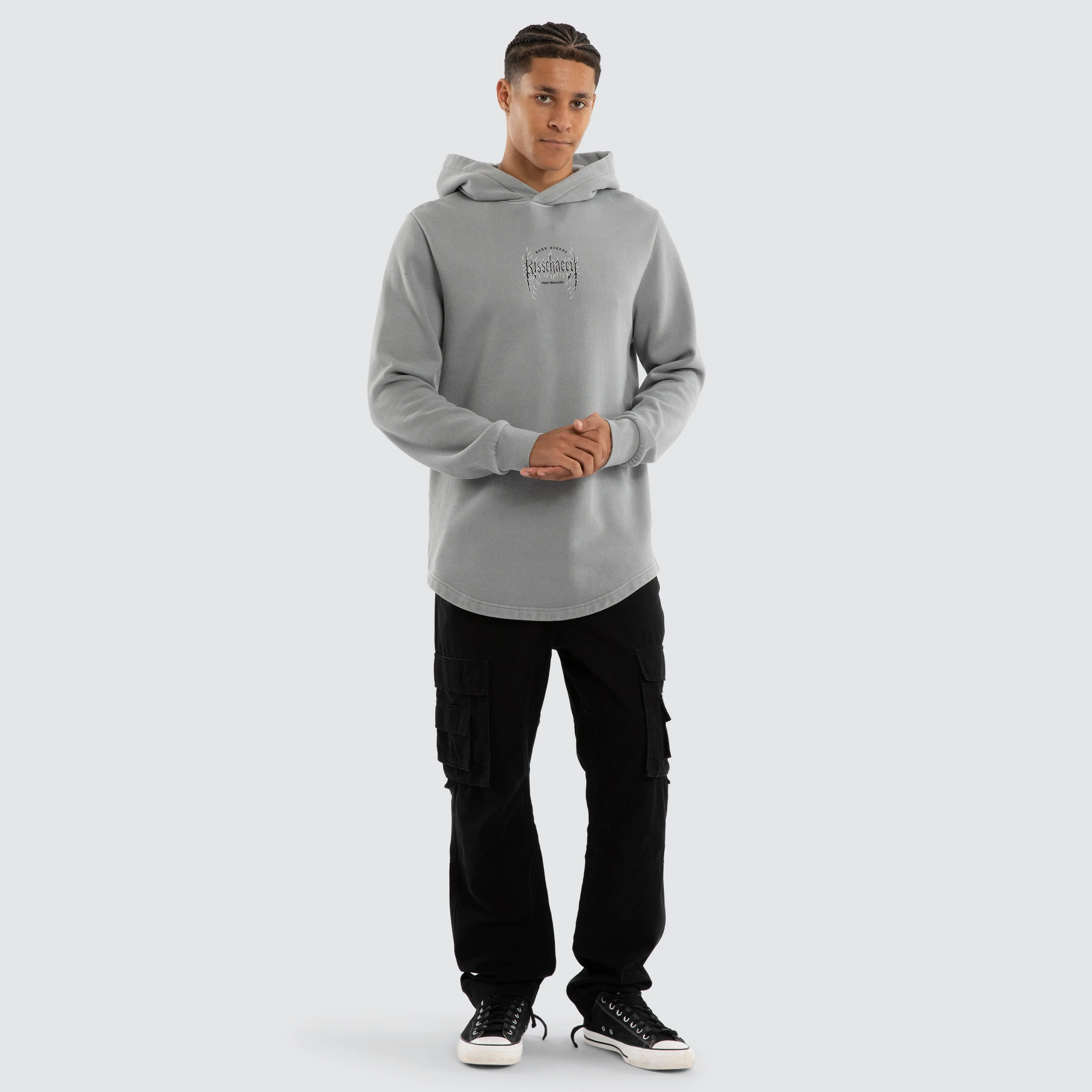 Sustain Dual Curved Hoodie Pigment Ultimate Grey sold by Neverland product image thumbnail 2