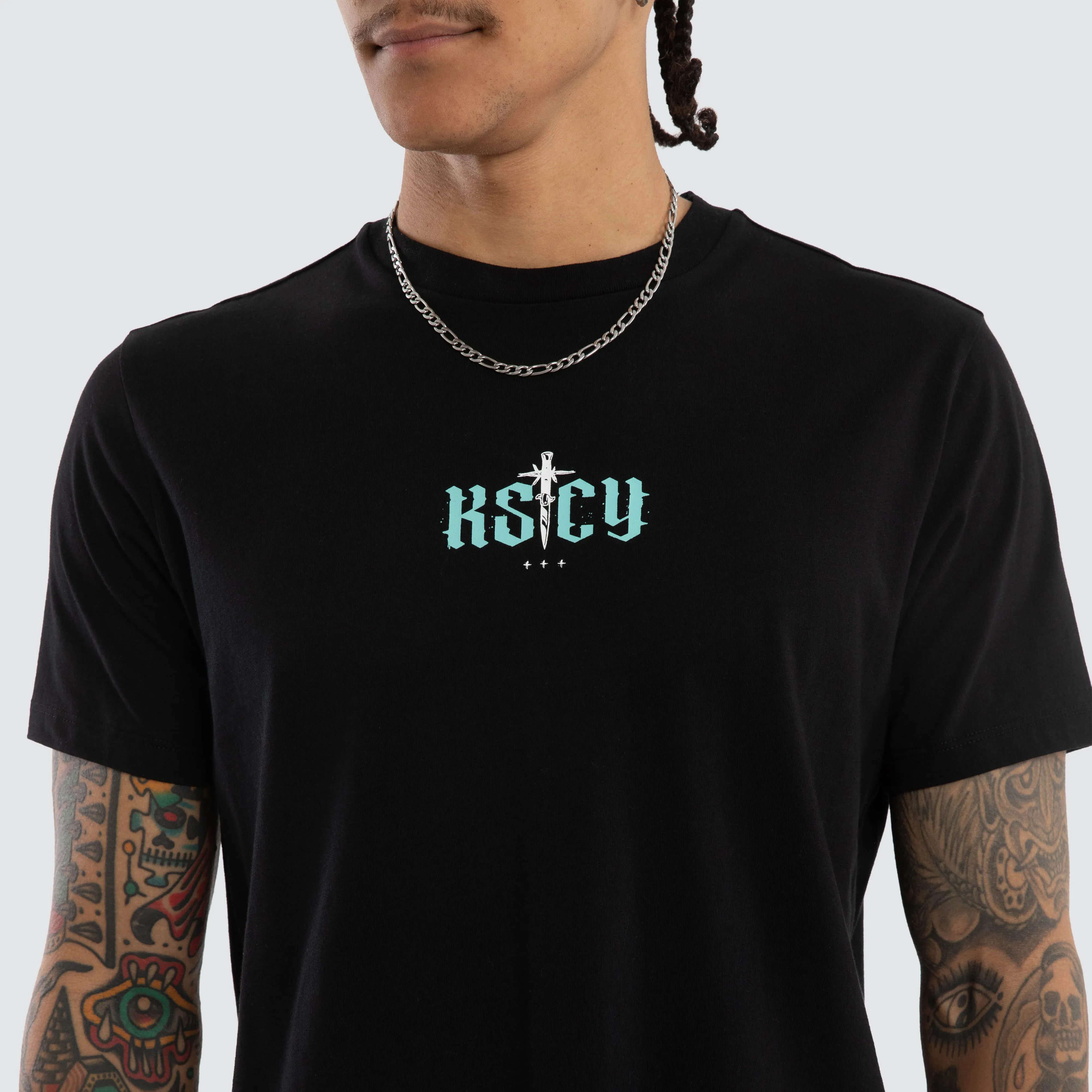 Exist Dual Curved Tee Jet Black sold by Neverland product image thumbnail 4