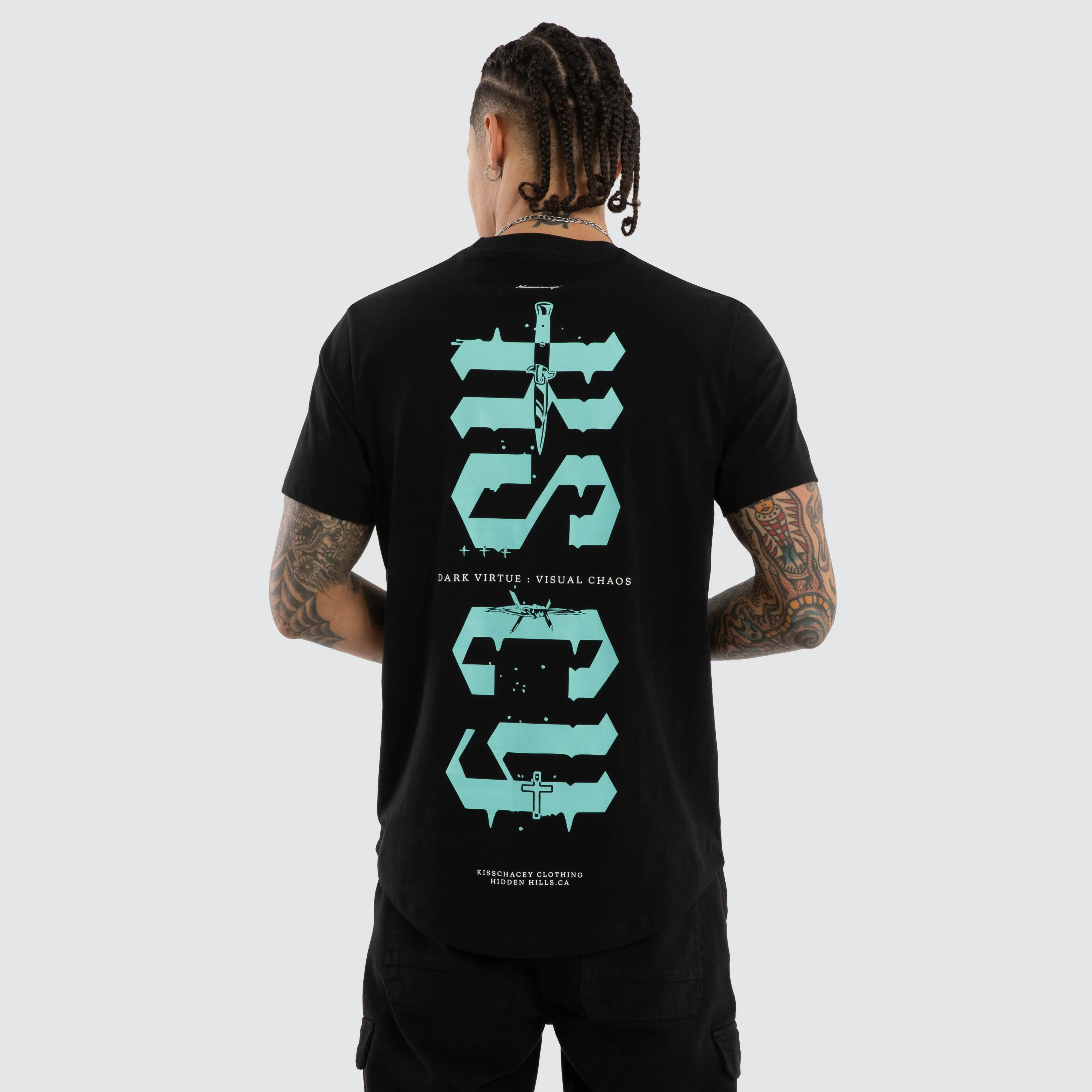 Exist Dual Curved Tee Jet Black sold by Neverland