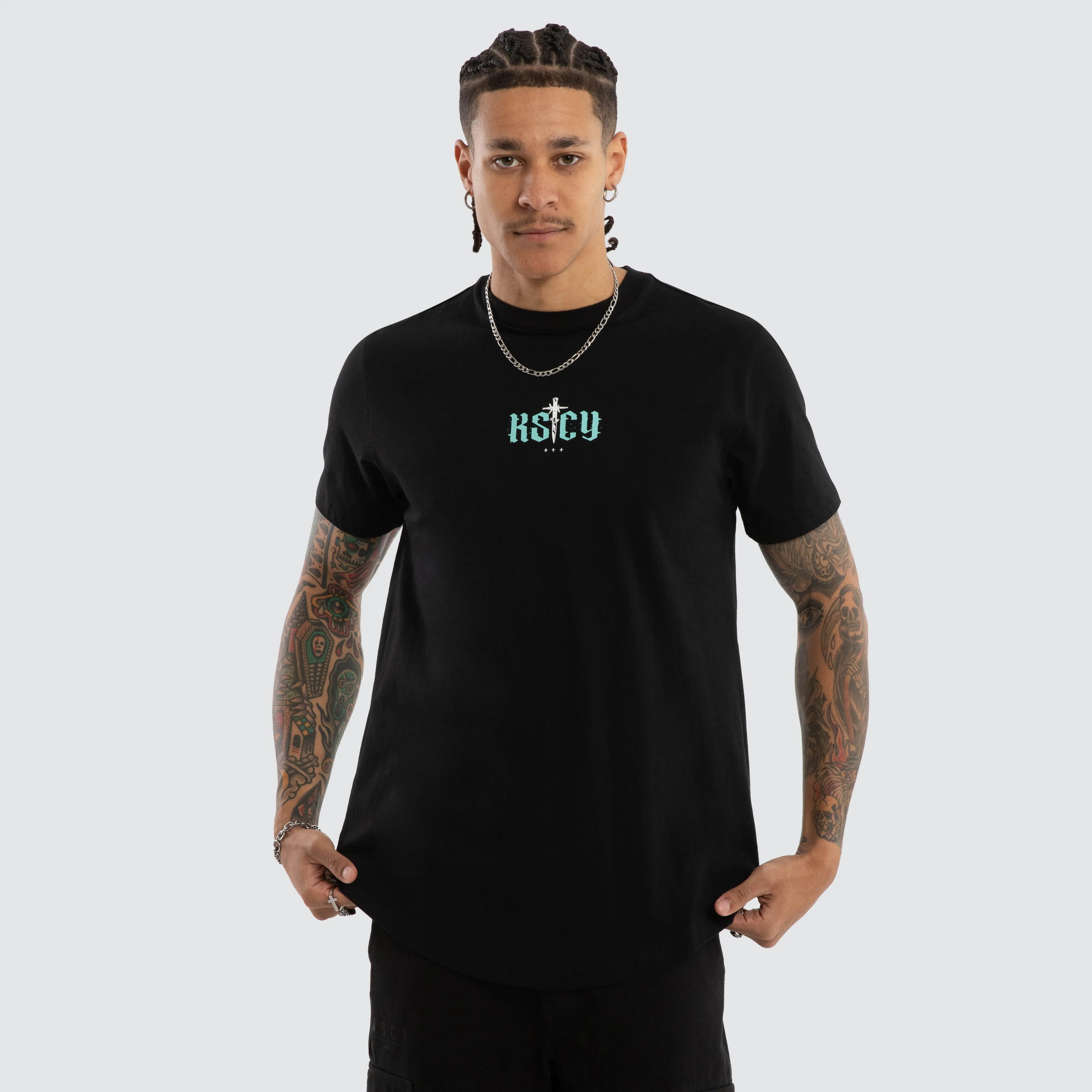 Exist Dual Curved Tee Jet Black sold by Neverland product image thumbnail 3