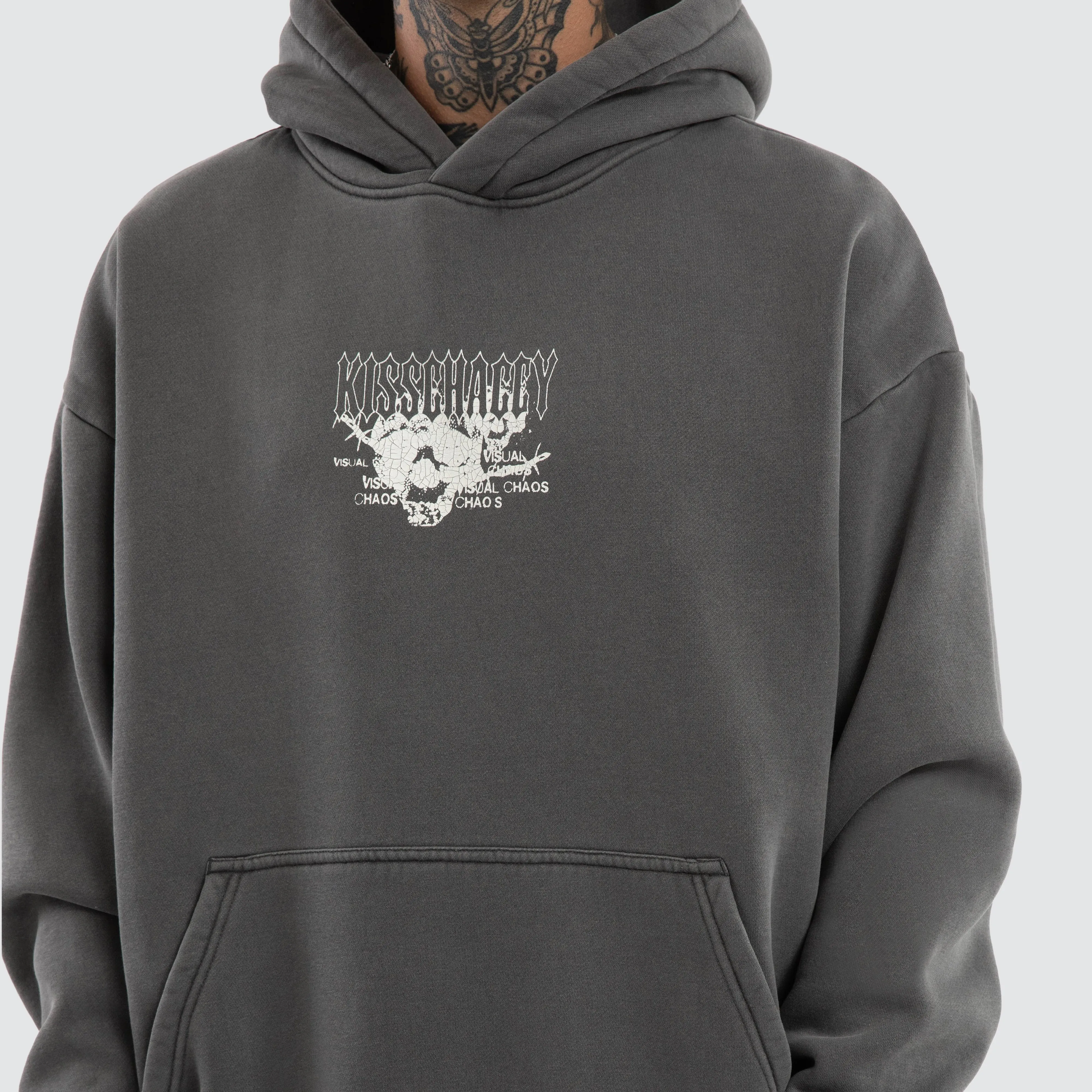 Vertex Oversized Hoodie Pigment Charcoal sold by Neverland product image thumbnail 5
