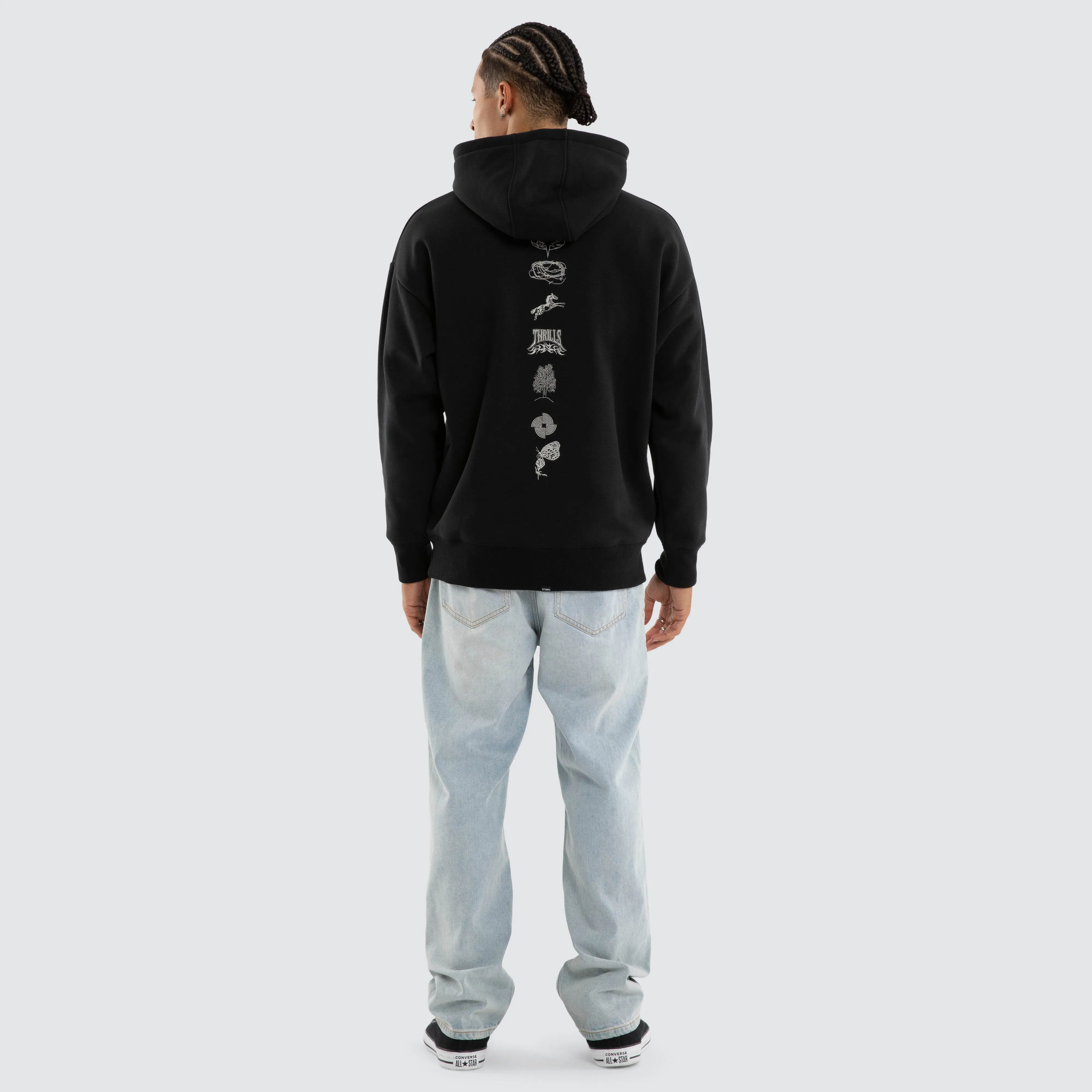 What We Believe Embro Hoodie Black sold by Neverland product image thumbnail 2