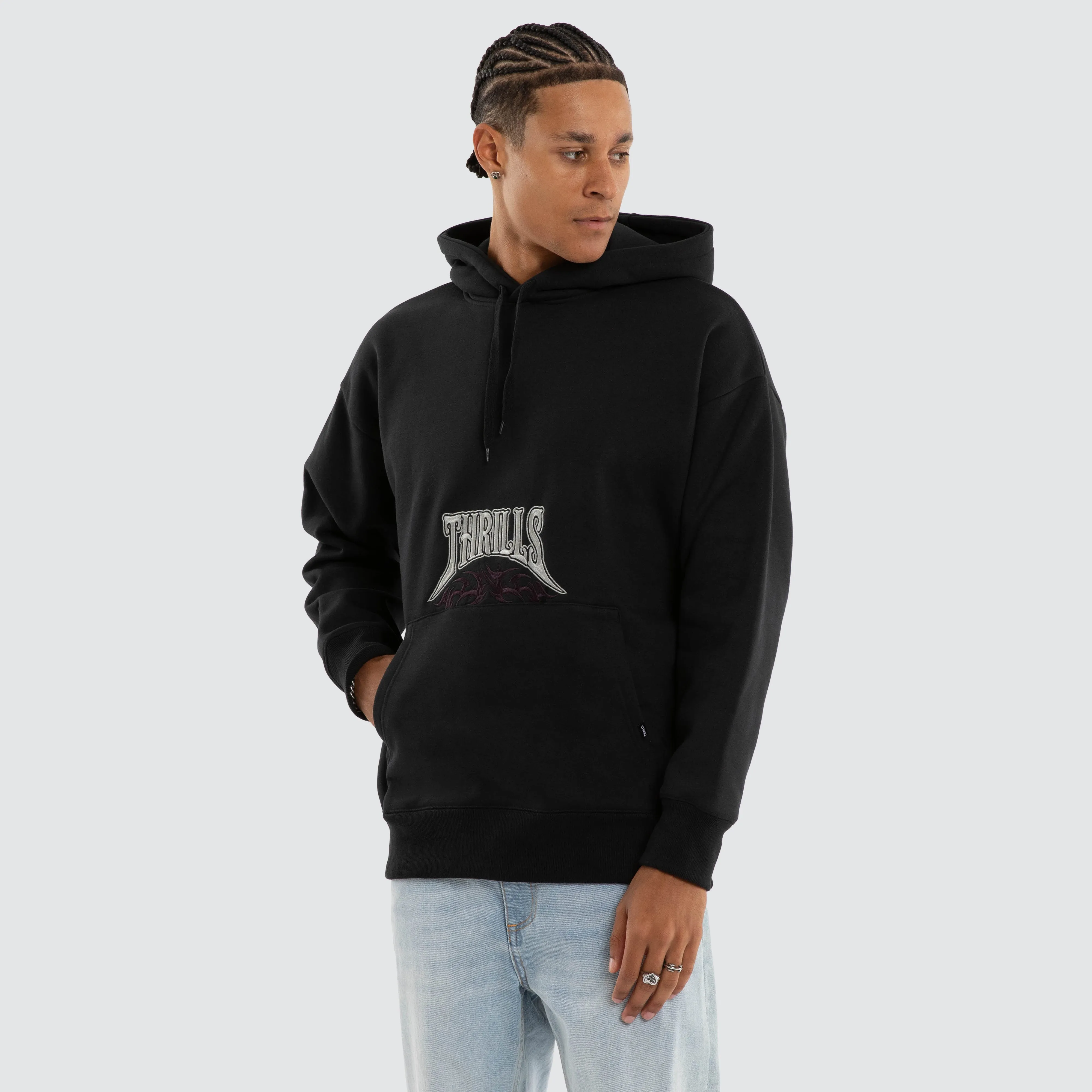 What We Believe Embro Hoodie Black sold by Neverland product image thumbnail 3