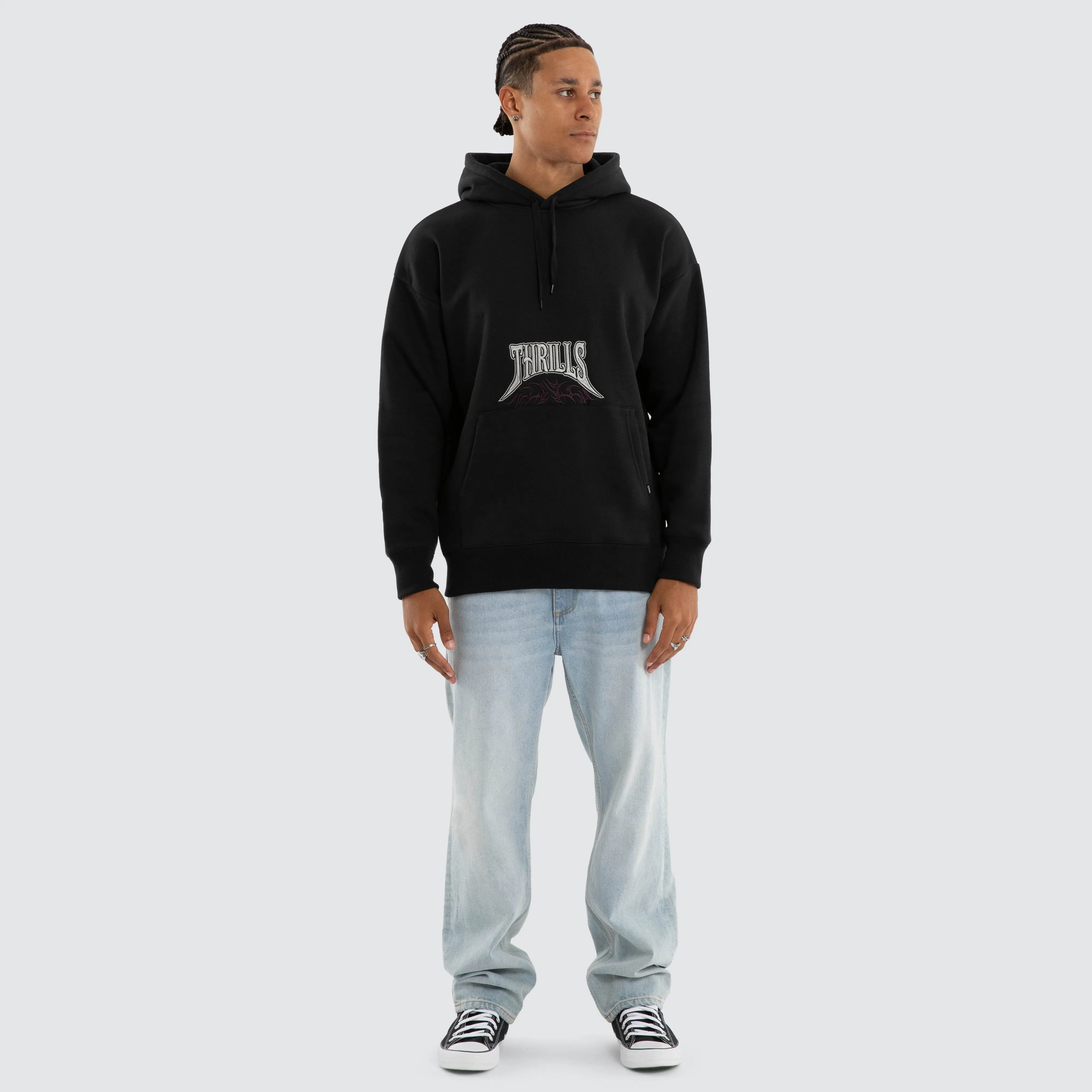 What We Believe Embro Hoodie Black sold by Neverland product image thumbnail 5
