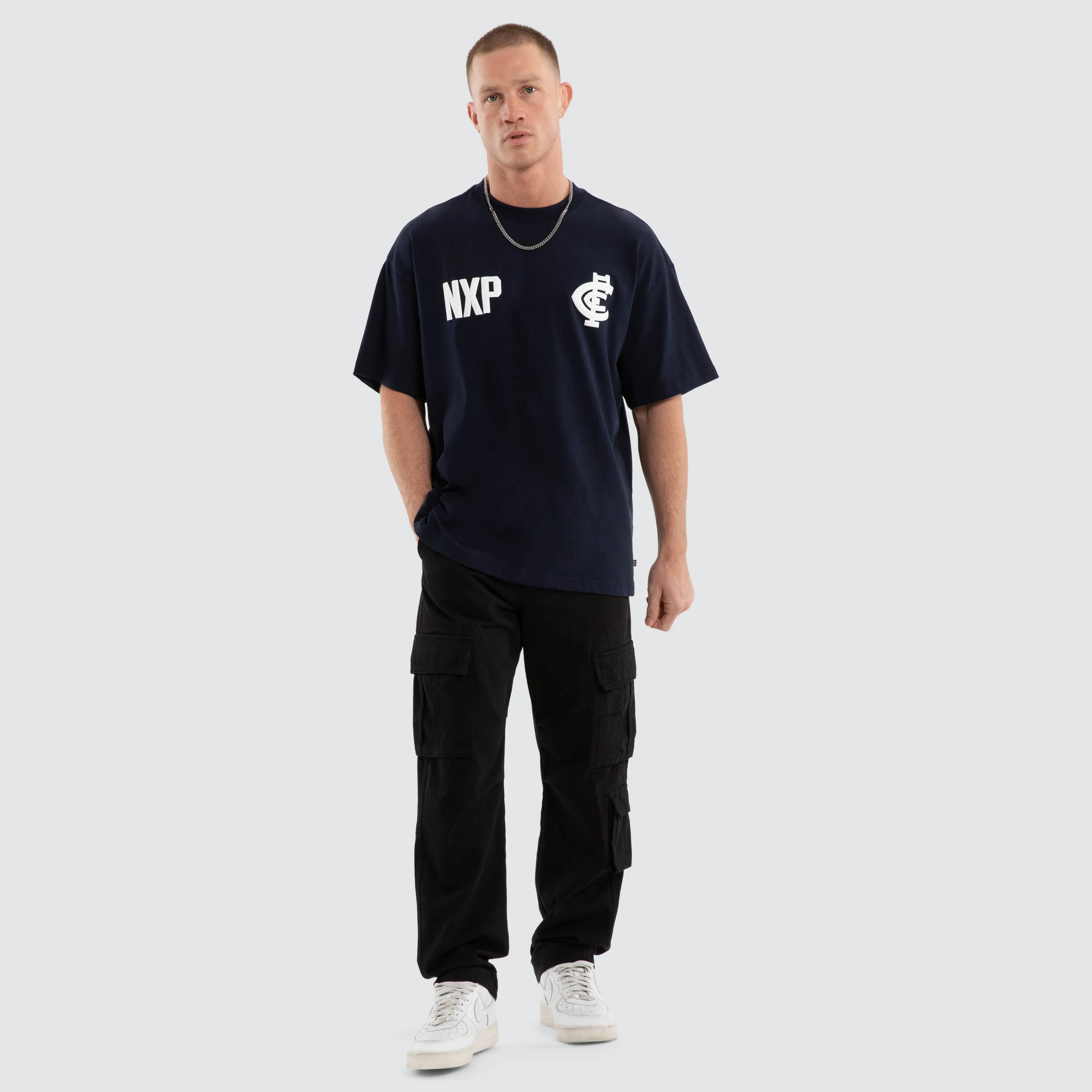 Carlton Blues AFL Archive Raptor Tee Navy sold by Neverland product image thumbnail 2