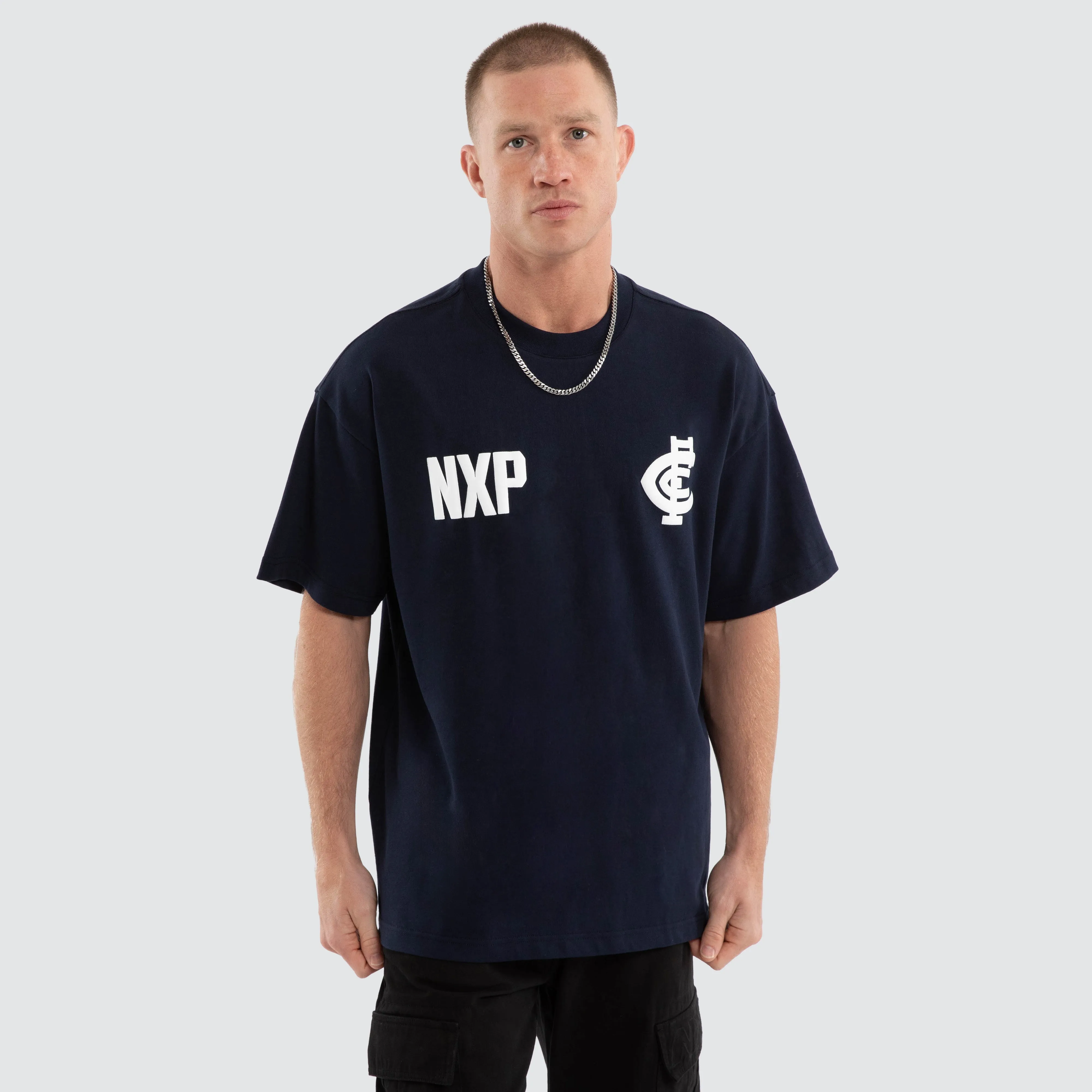 Carlton Blues AFL Archive Raptor Tee Navy sold by Neverland product image thumbnail 5