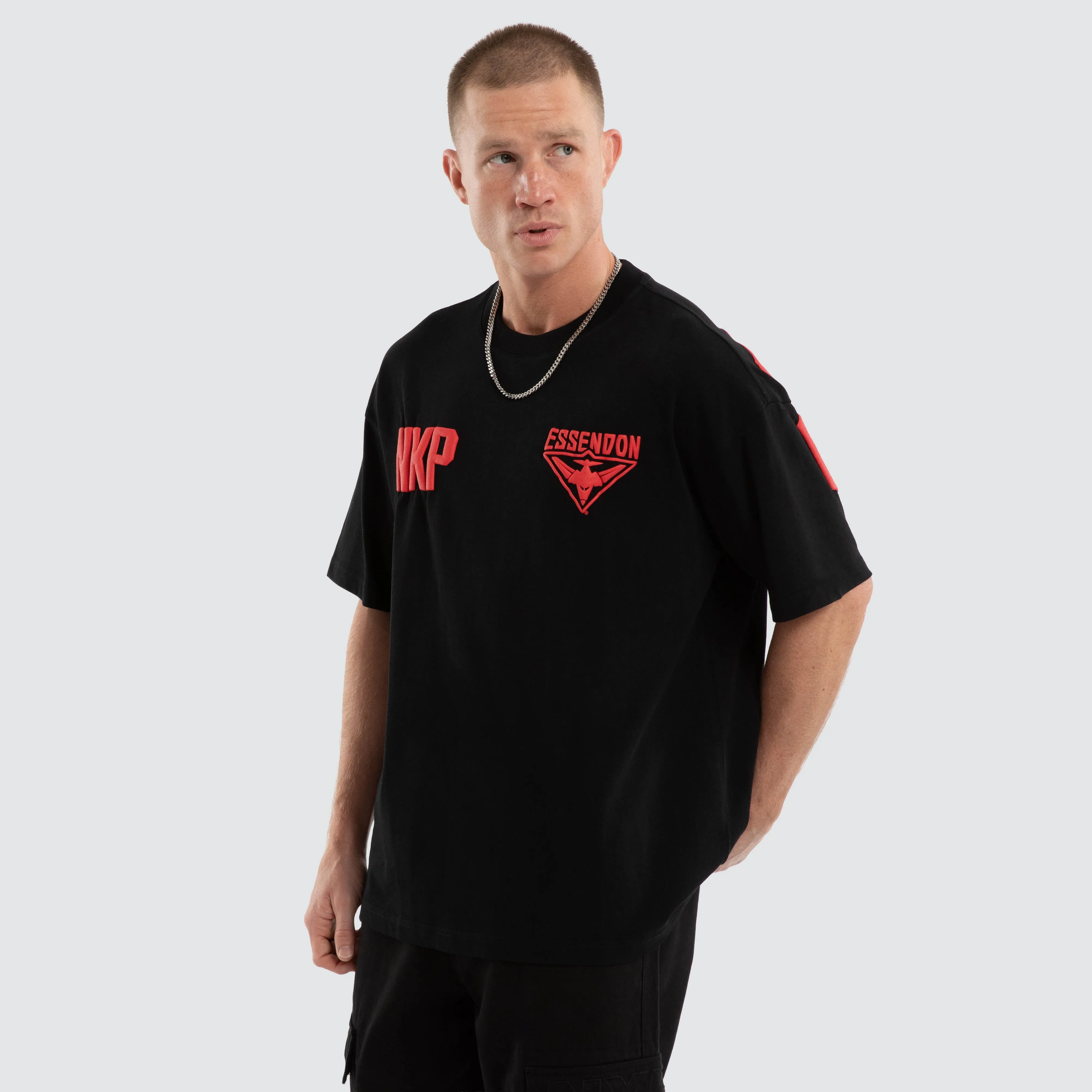 Essendon Bombers AFL Archive Raptor Tee Jet Black sold by Neverland product image thumbnail 5
