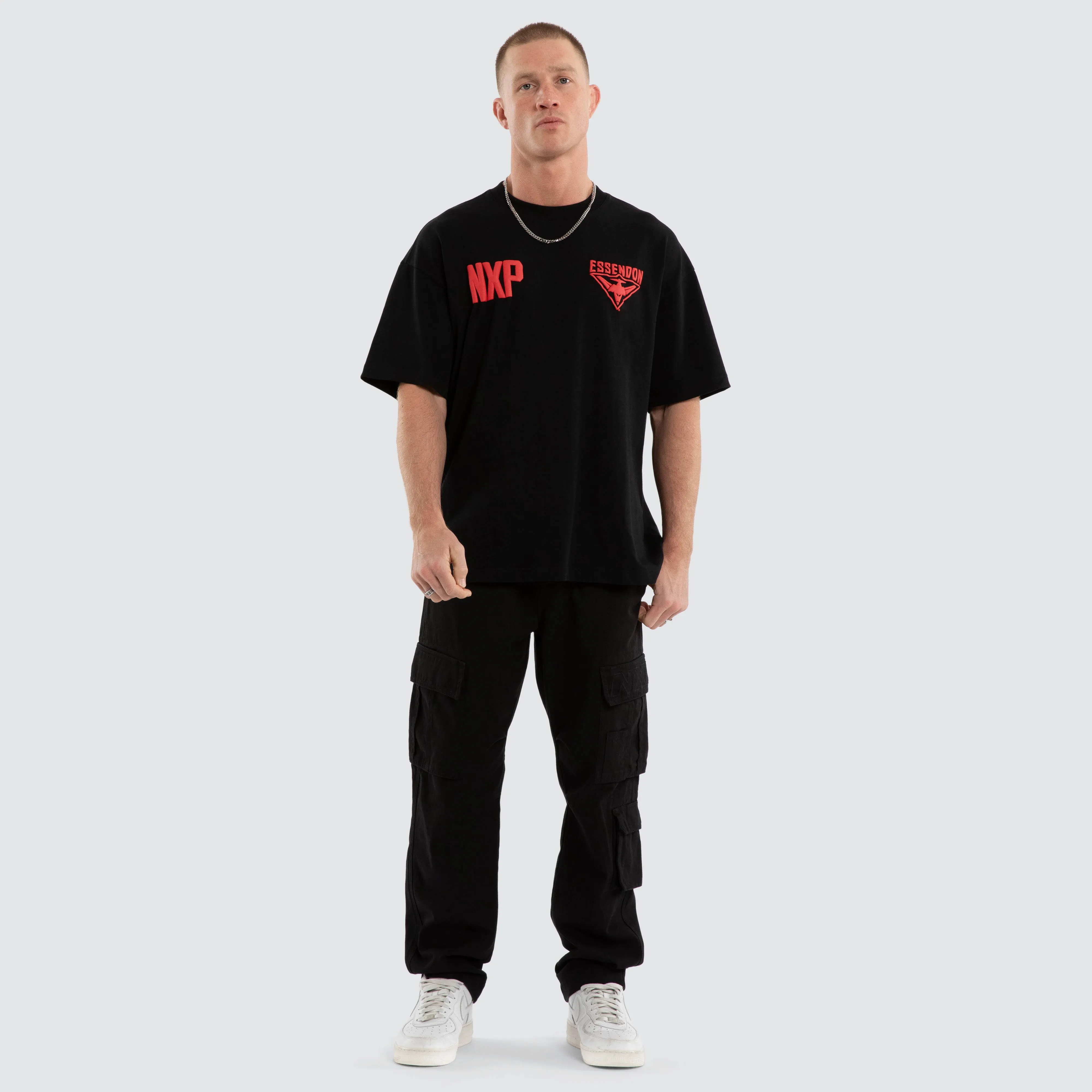 Essendon Bombers AFL Archive Raptor Tee Jet Black sold by Neverland product image thumbnail 2