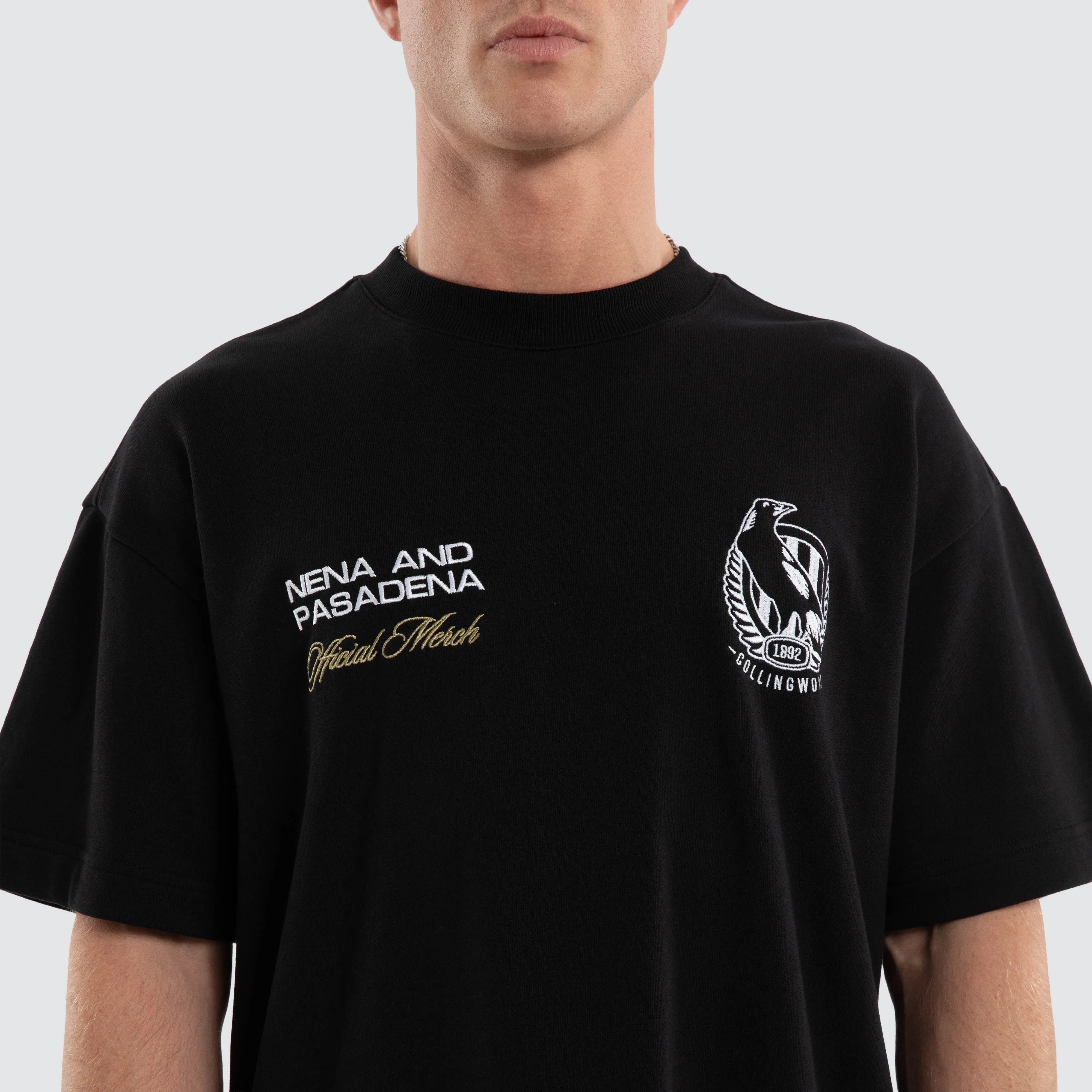 Collingwood Magpies AFL Advance Raptor Tee Jet Black sold by Neverland product image thumbnail 4