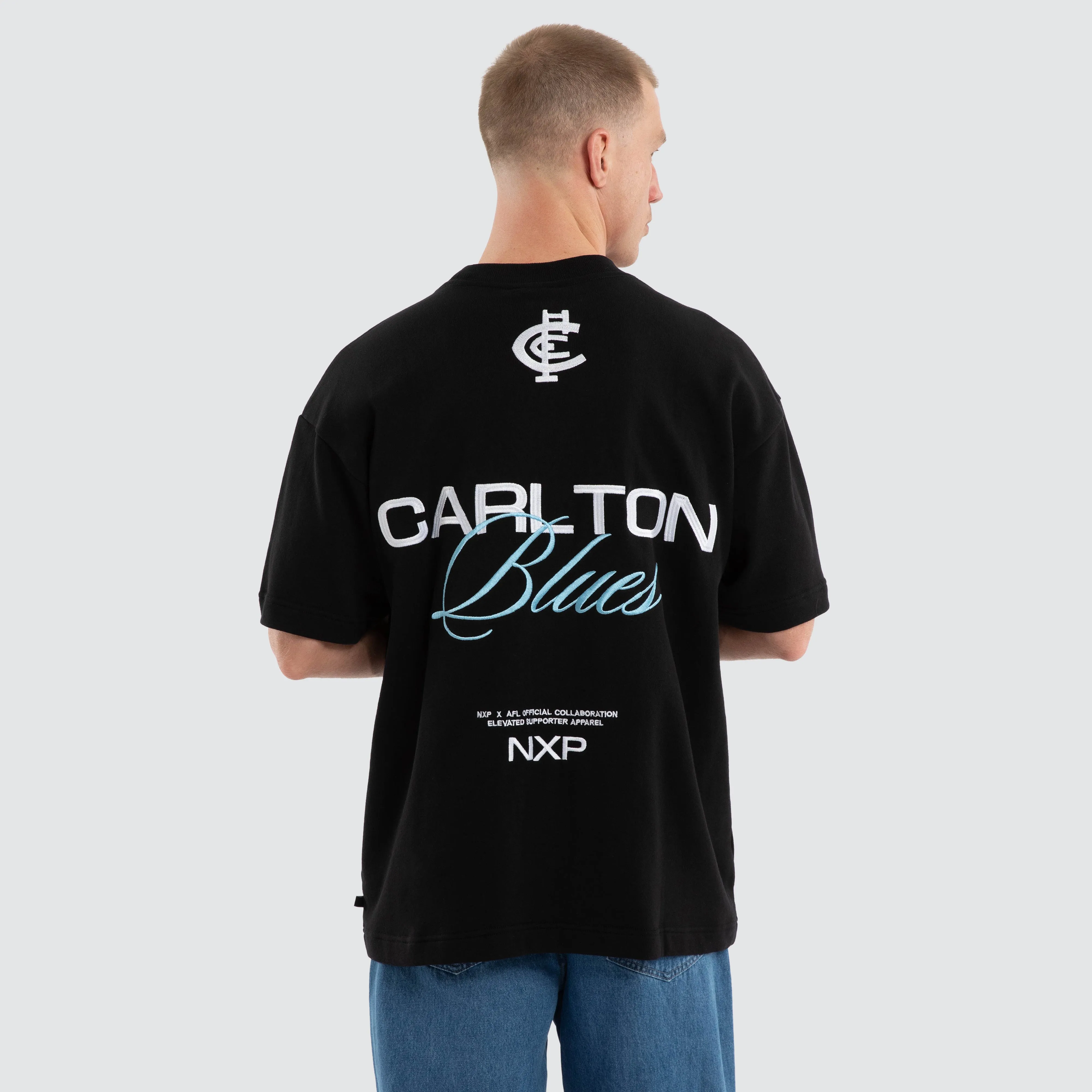 Carlton Blues AFL Advance Raptor Tee Jet Black sold by Neverland product image thumbnail 5