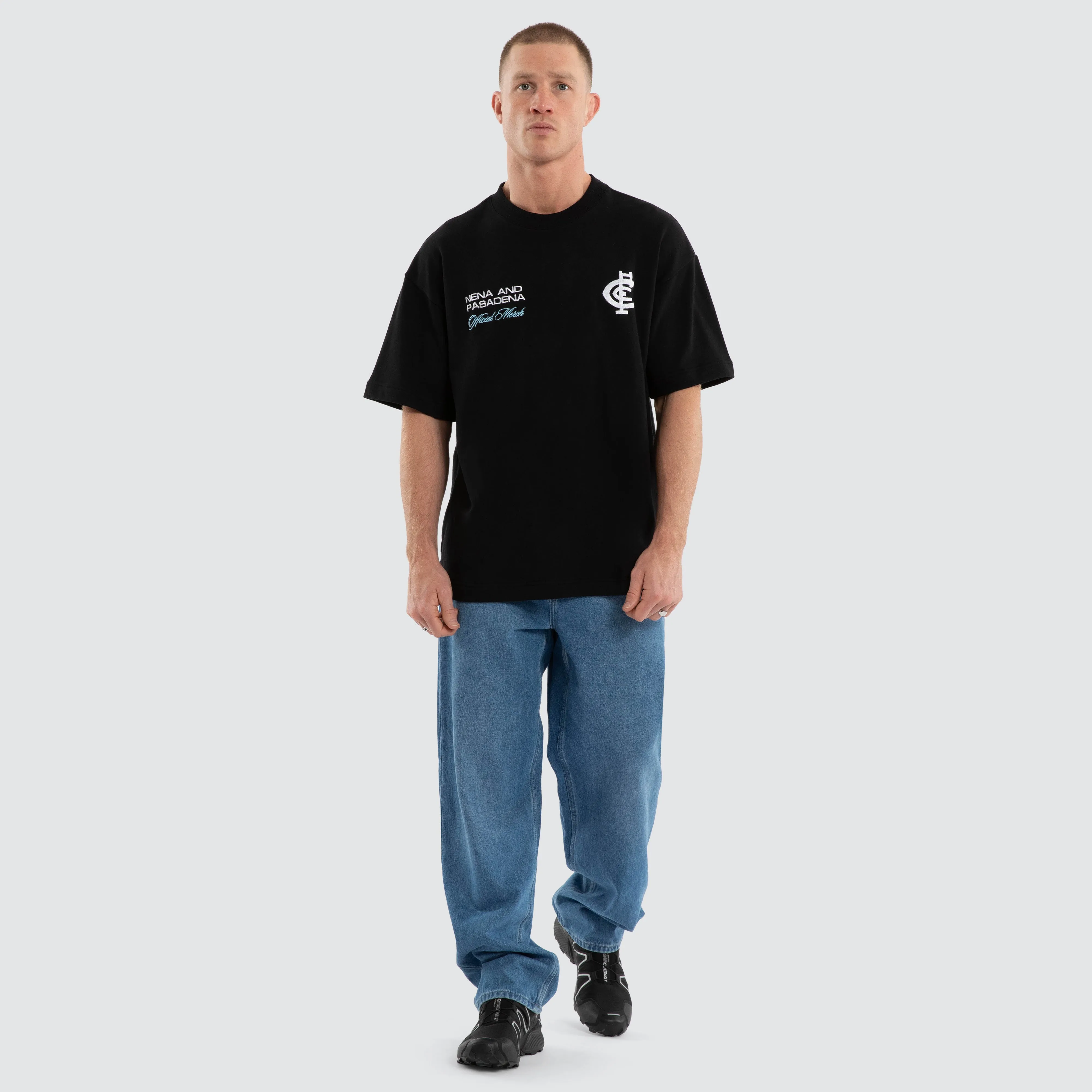 Carlton Blues AFL Advance Raptor Tee Jet Black sold by Neverland product image thumbnail 2