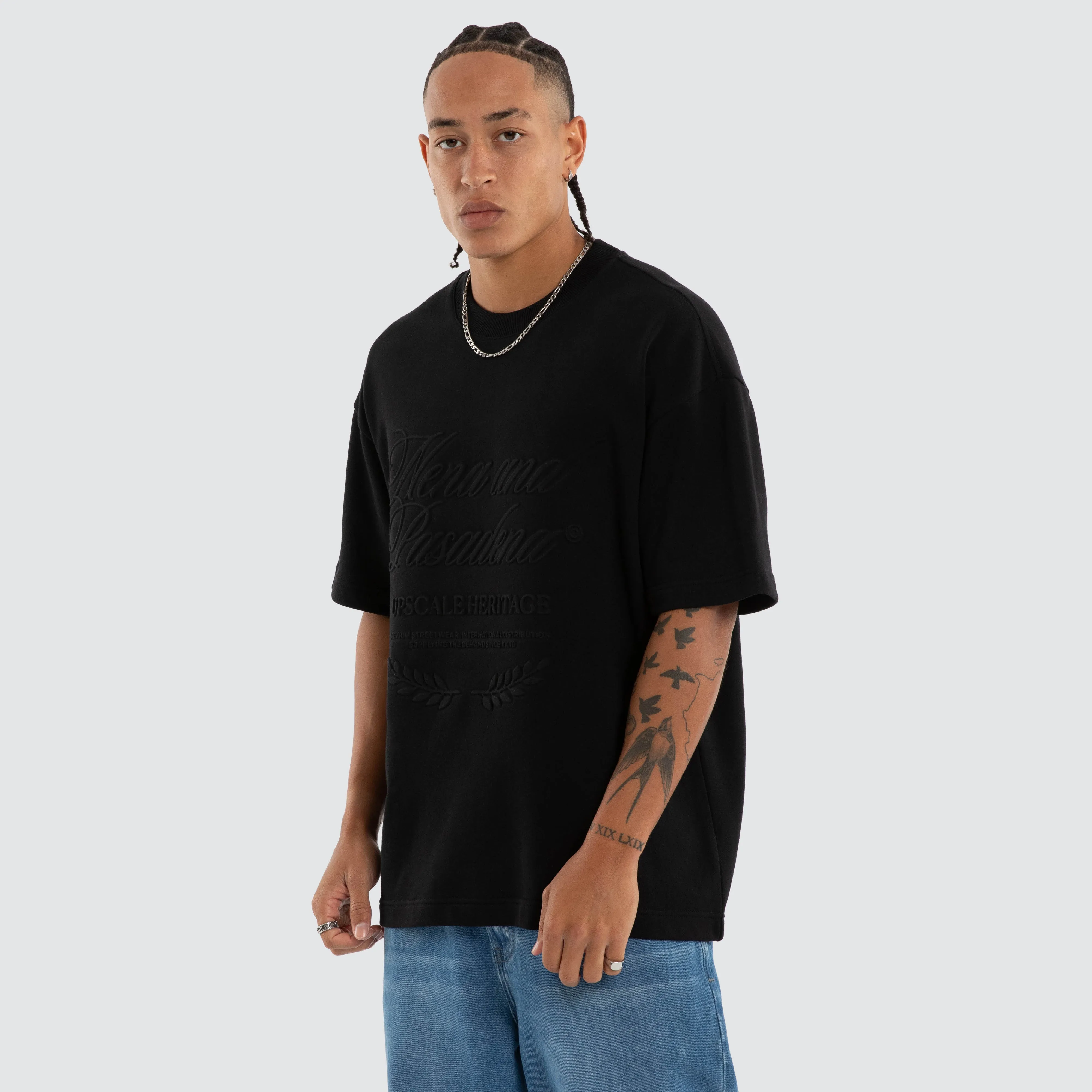 Draekon Loopback Raptor Tee Anthracite Black sold by Neverland product image thumbnail 3