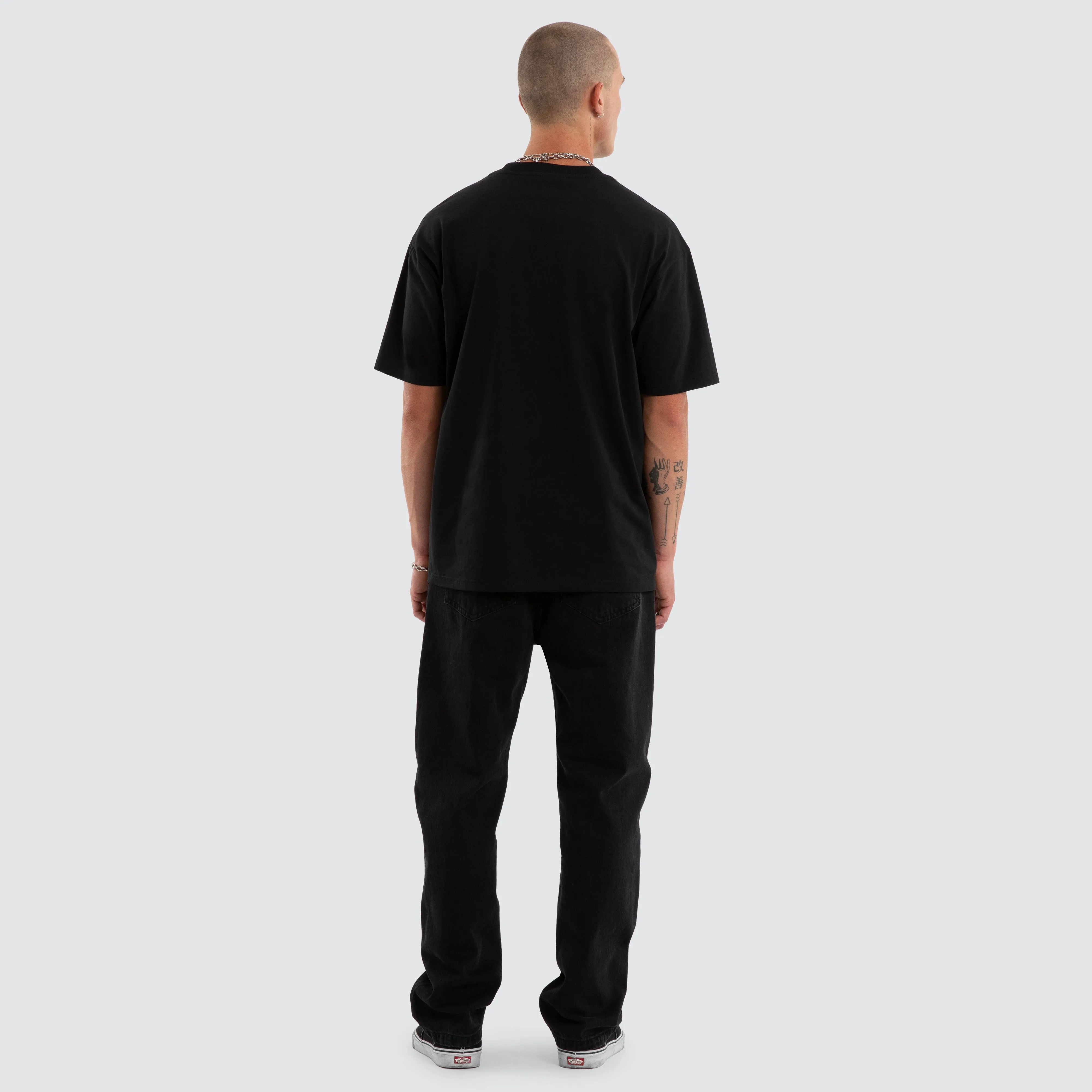 Intensity Box Fit Tee Jet Black sold by Neverland product image thumbnail 2