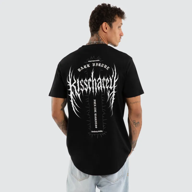 Sustain Dual Curved Tee Jet Black made by Neverland