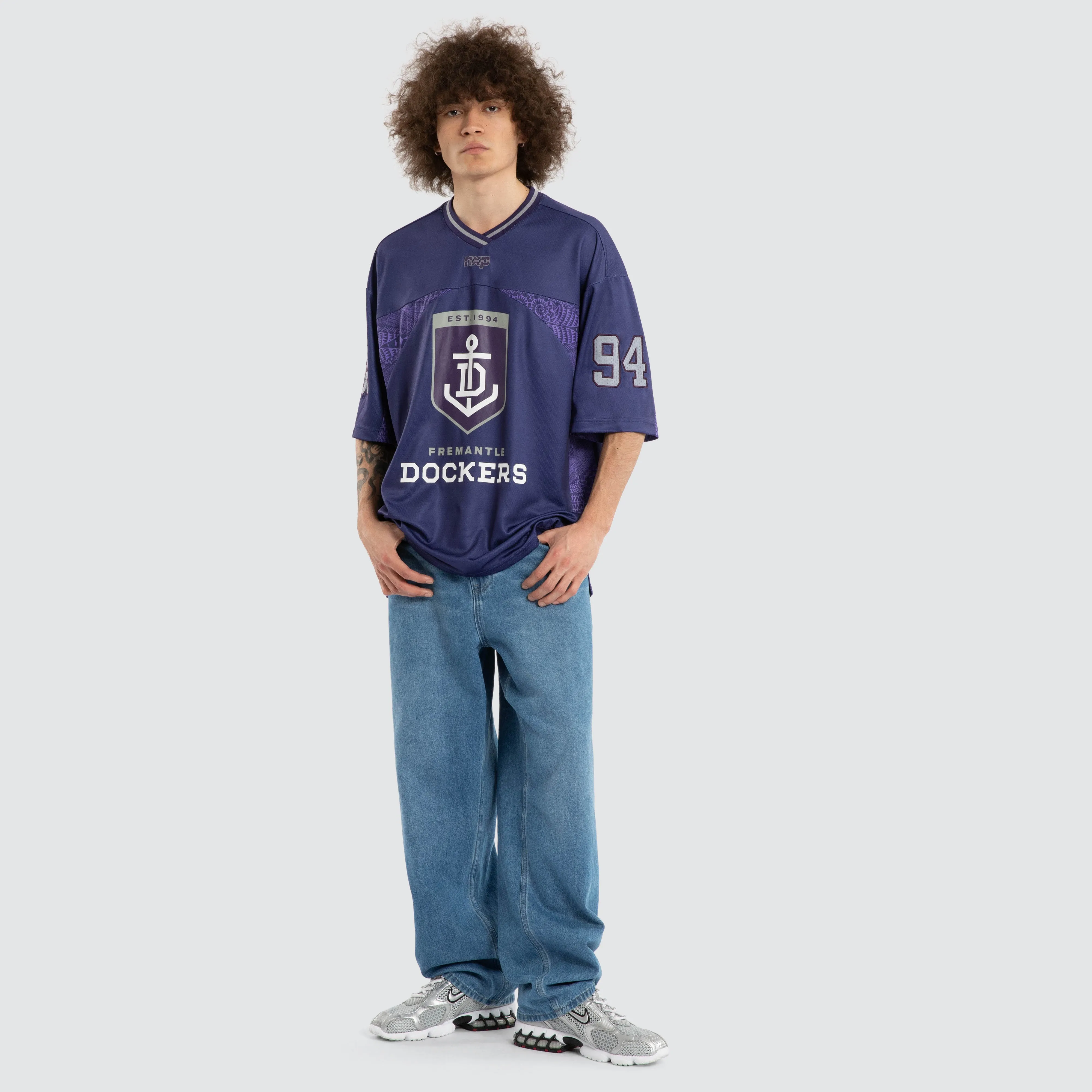 Ben Davis Fremantle Dockers Mesh Jersey Dockers Purple sold by Neverland product image thumbnail 2