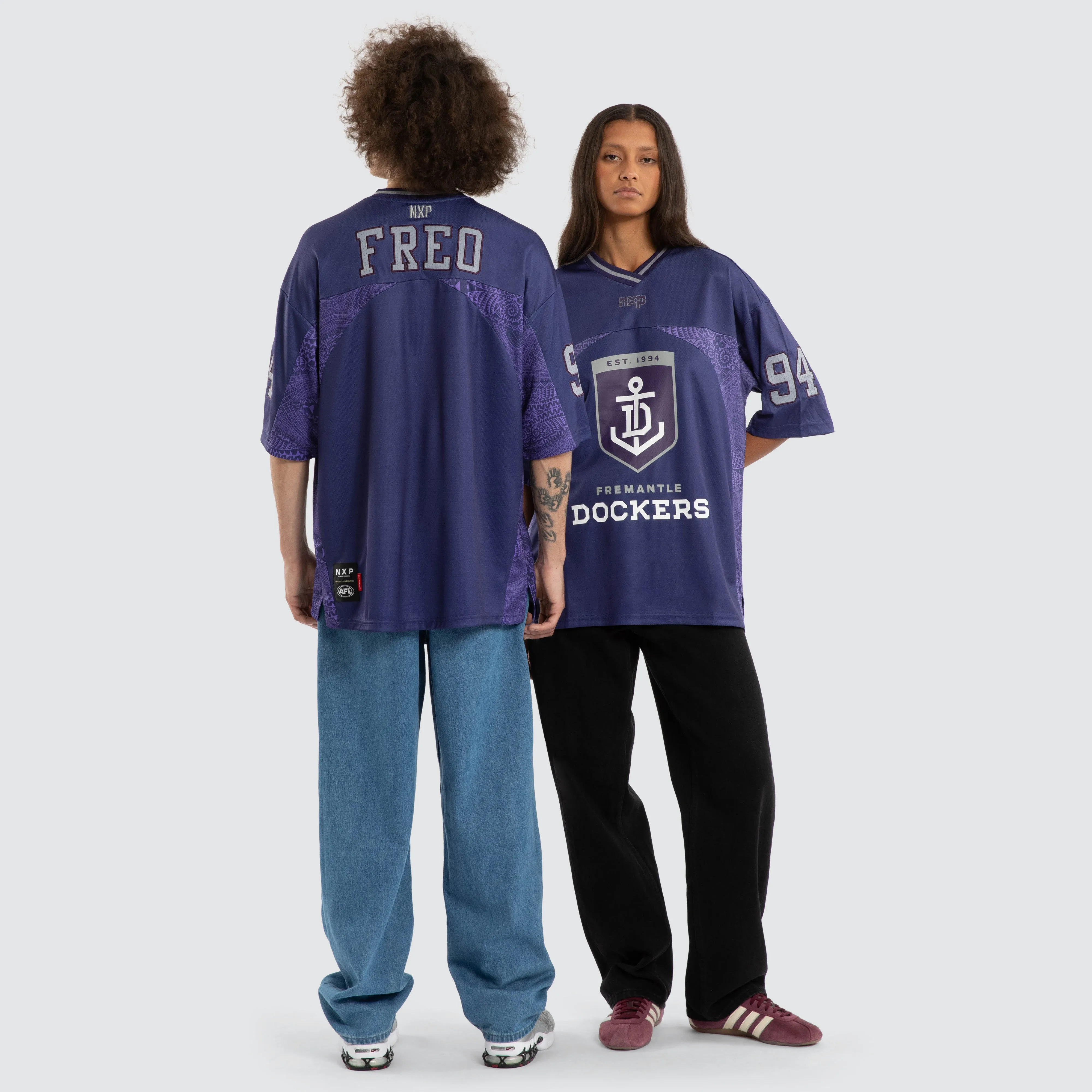 Ben Davis Fremantle Dockers Mesh Jersey Dockers Purple sold by Neverland product image thumbnail 3