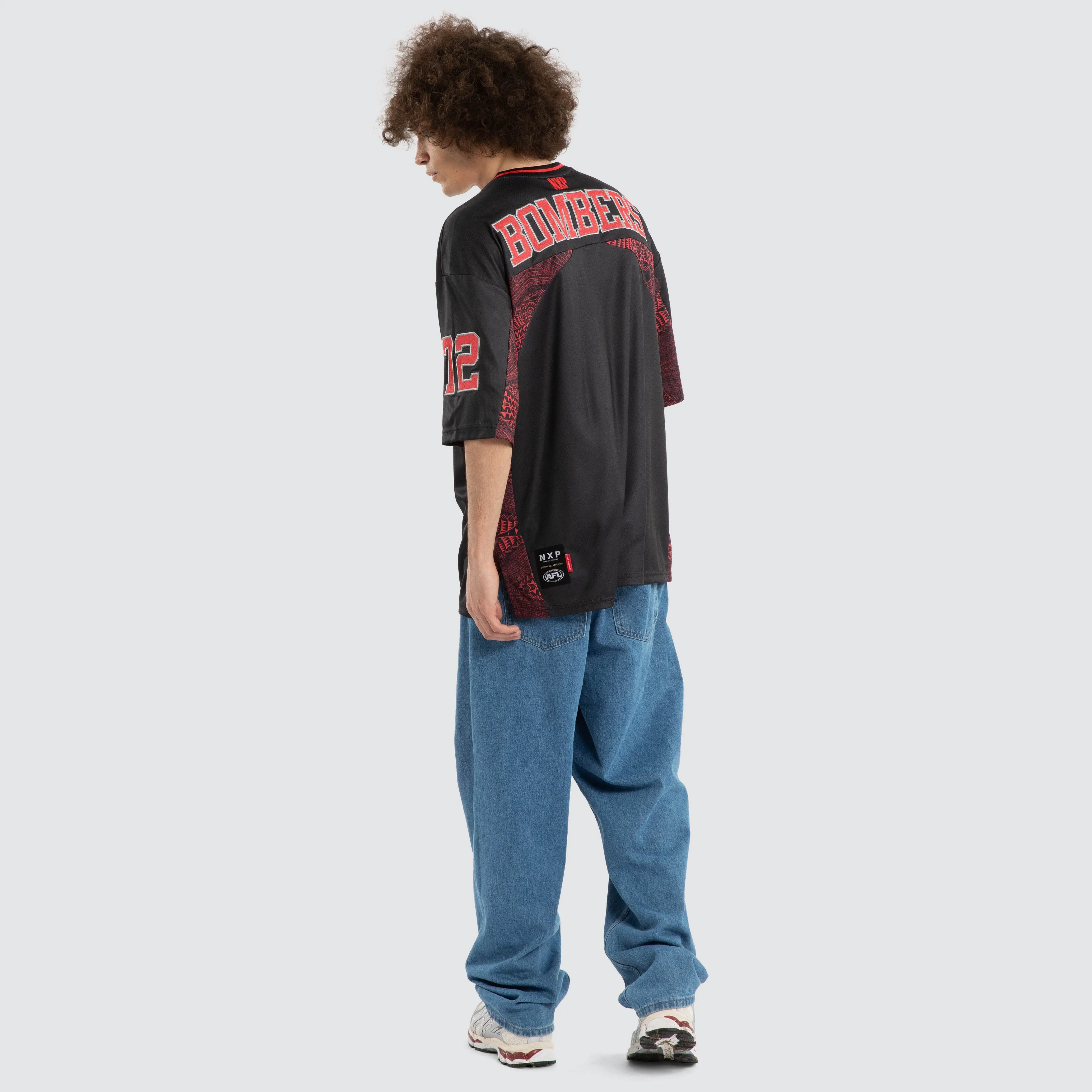 Ben Davis Essendon Bombers Mesh Jersey Bombers Black sold by Neverland product image thumbnail 5