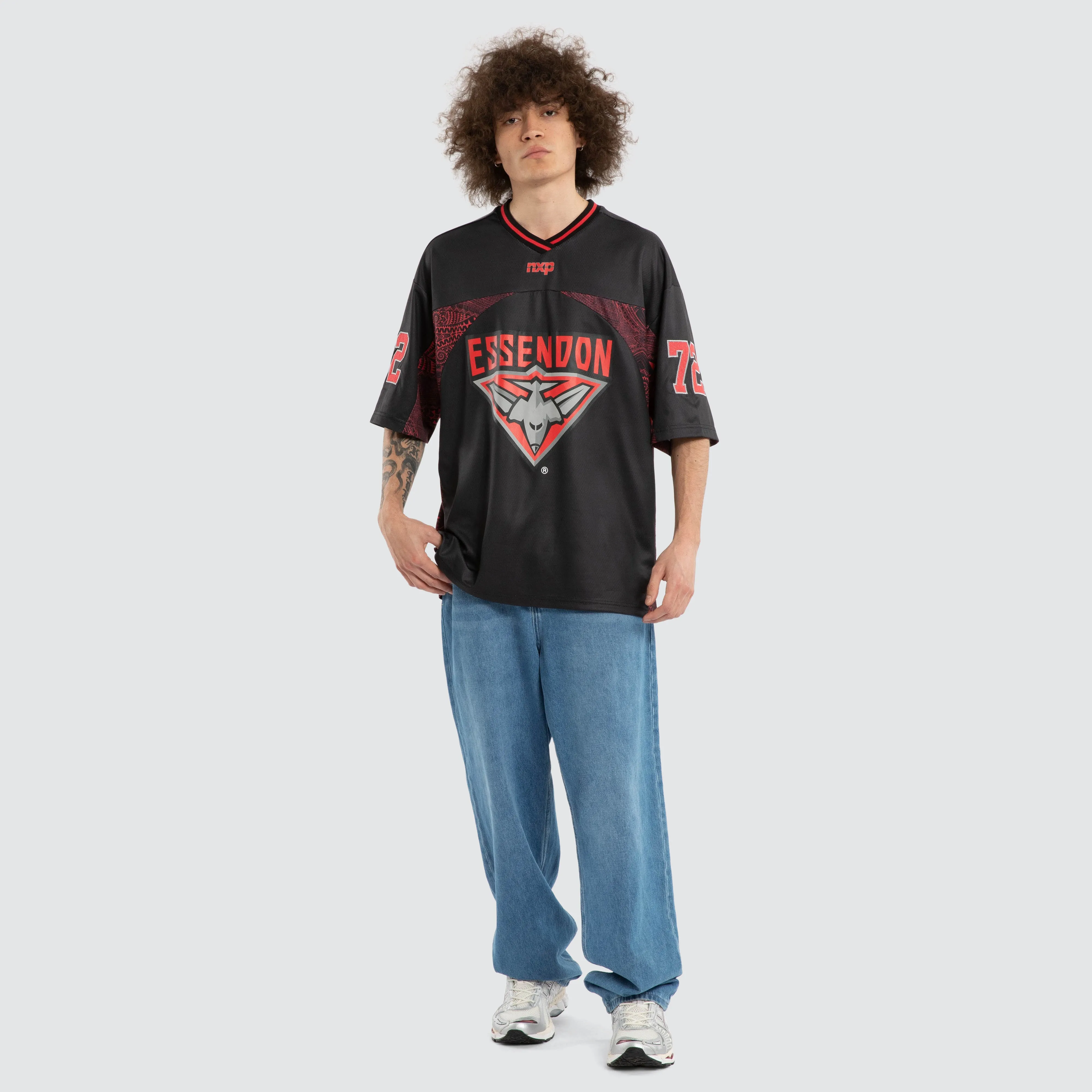 Ben Davis Essendon Bombers Mesh Jersey Bombers Black sold by Neverland product image thumbnail 2