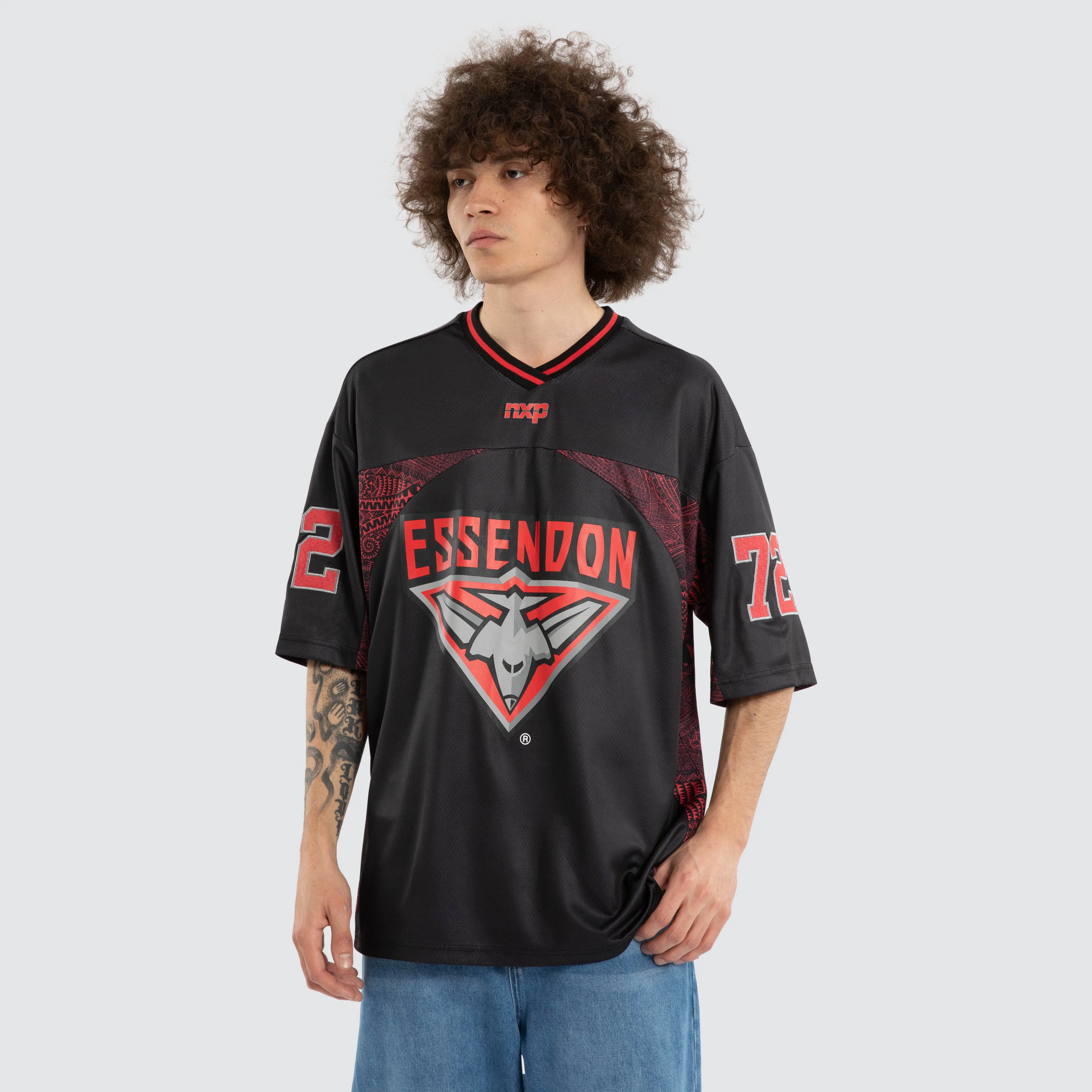 Ben Davis Essendon Bombers Mesh Jersey Bombers Black sold by Neverland product image thumbnail 4
