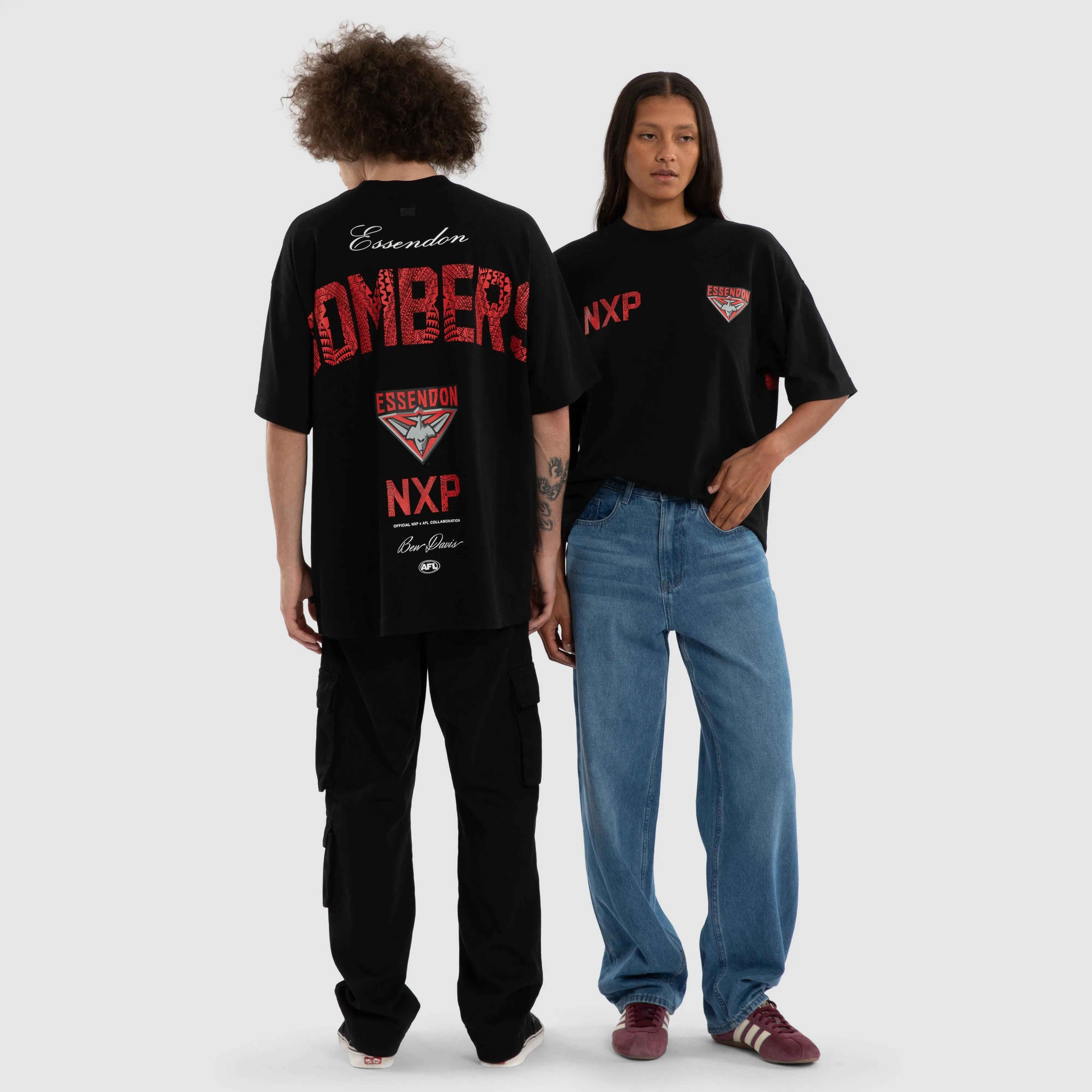 Ben Davis Essendon Bombers Raptor Tee Jet Black sold by Neverland product image thumbnail 4