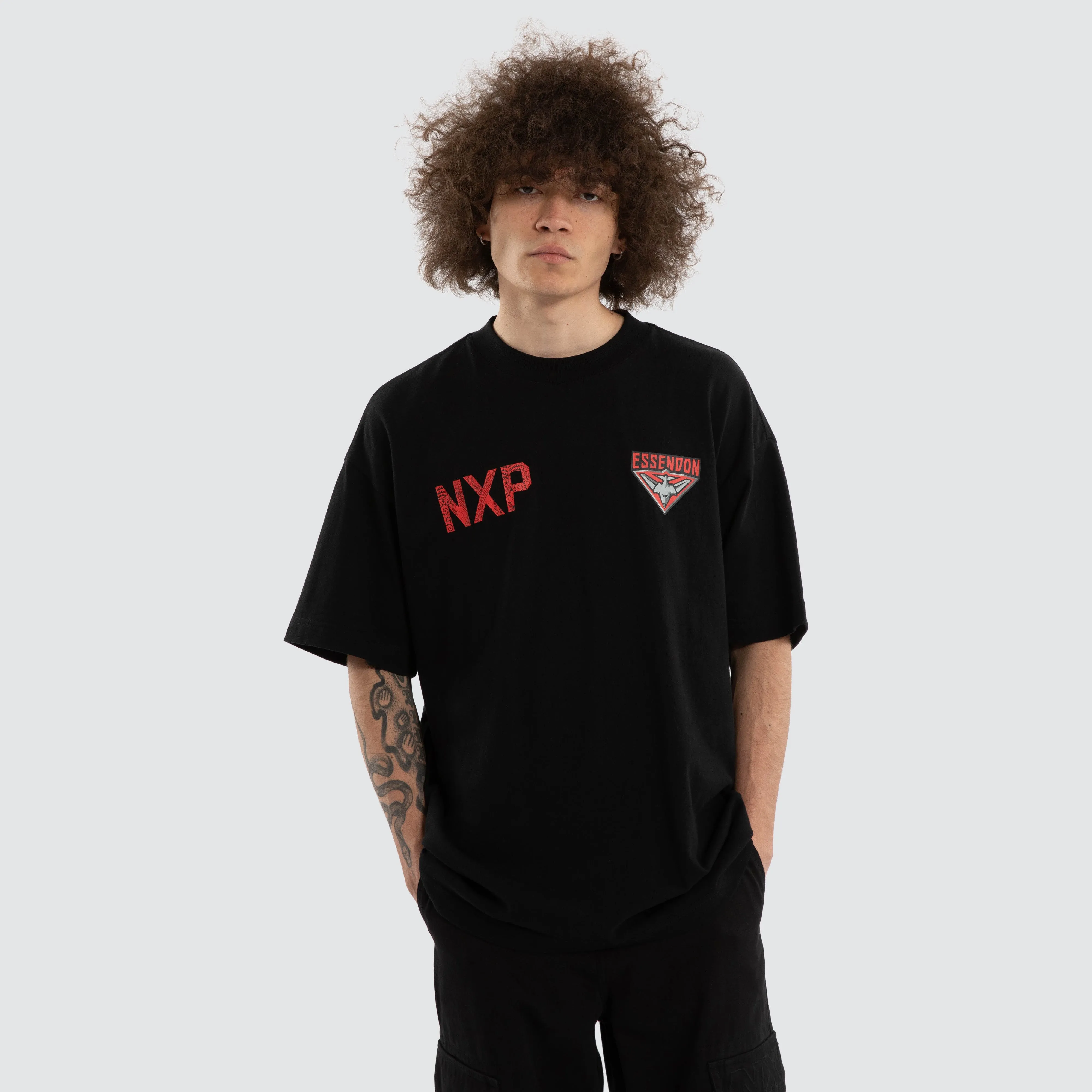 Ben Davis Essendon Bombers Raptor Tee Jet Black sold by Neverland product image thumbnail 5