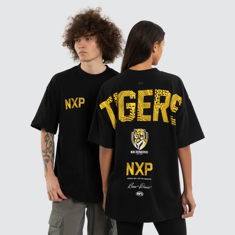Ben Davis Richmond Tigers Raptor Tee Jet Black made by Neverland