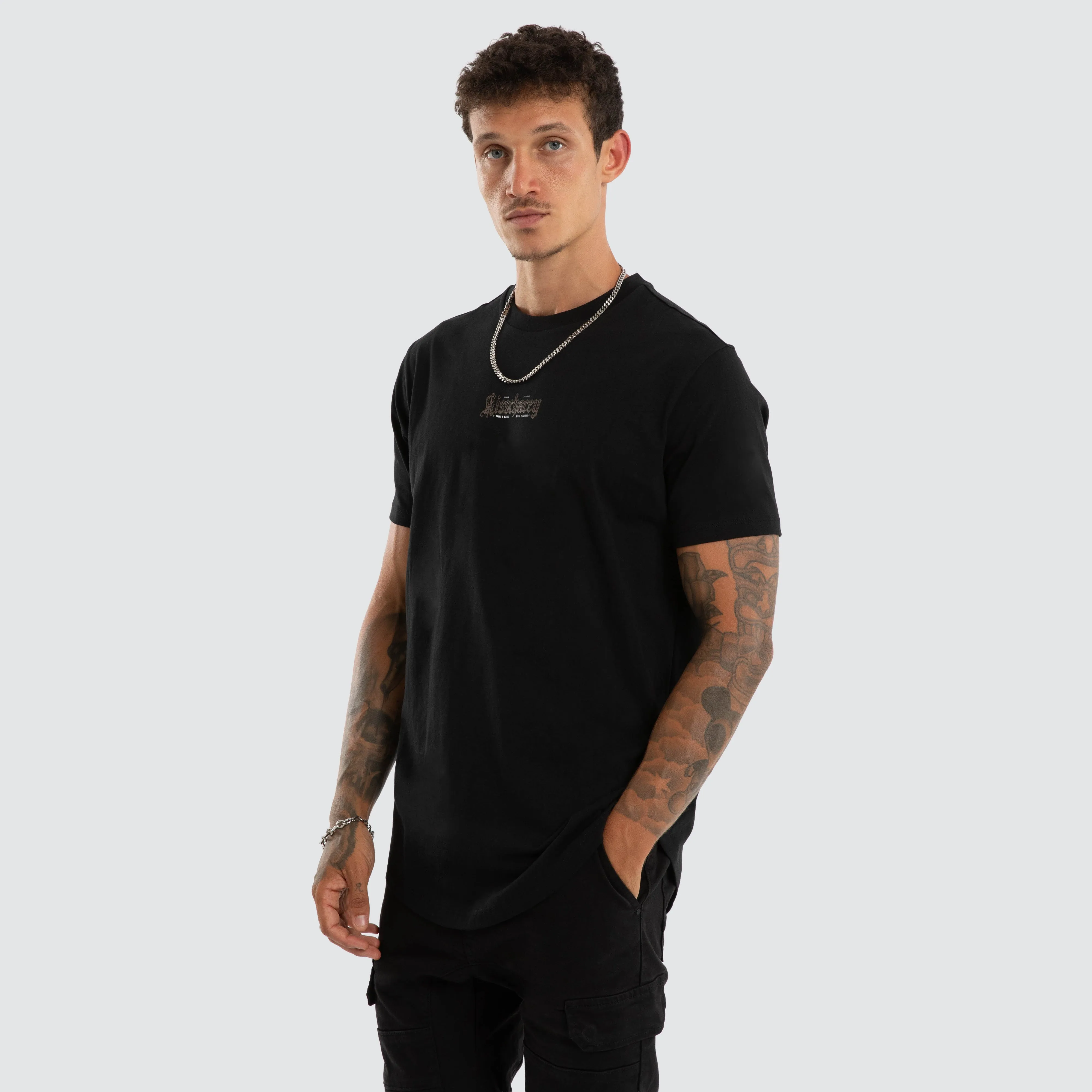 Recoil Dual Curved Tee Jet Black sold by Neverland product image thumbnail 4