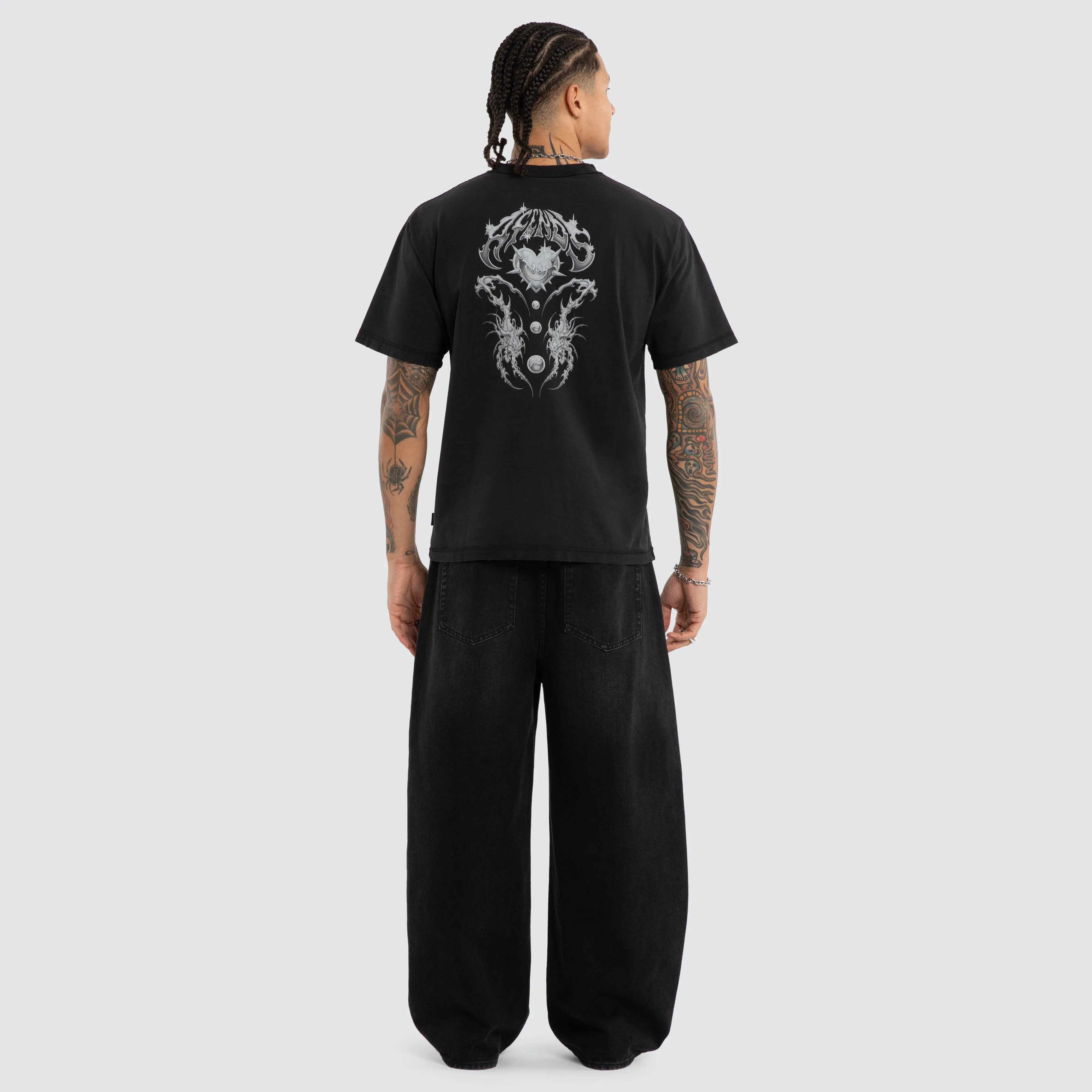 Scorpius Heavyweight Box Tee Stone Black sold by Neverland product image thumbnail 5