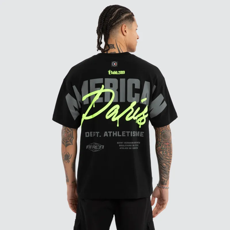 Deadlock Heavy Tee Jet Black made by Neverland